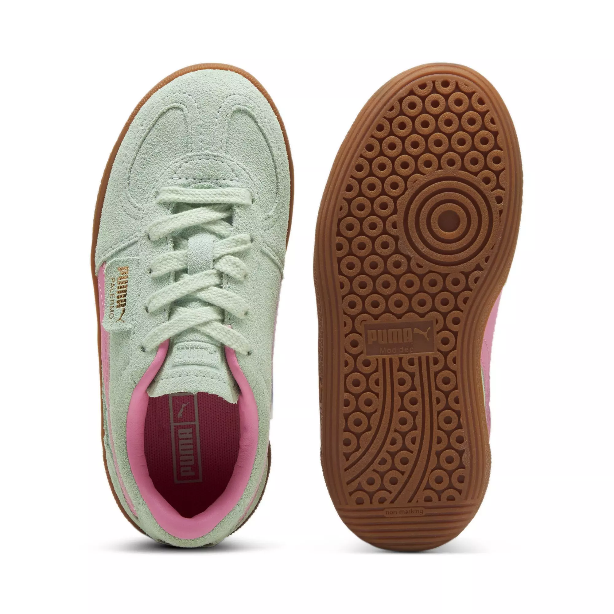 PUMA Palermo "Fresh Mint/Fast Pink" Preschool Girls' Shoe - MINT/PINK