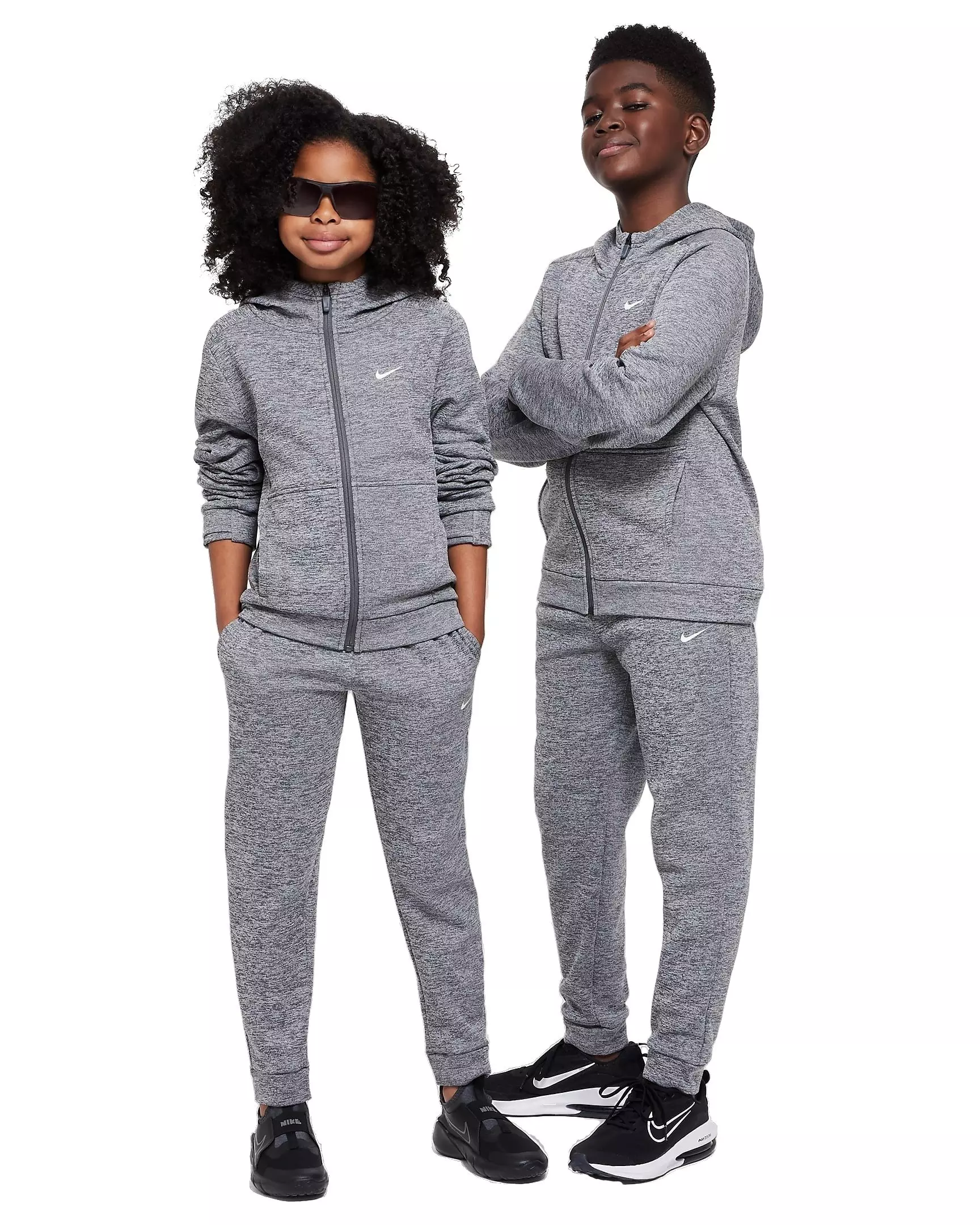 Nike Big Kids' Multi Stain Repel LBR Therma-FIT Joggers - GREY