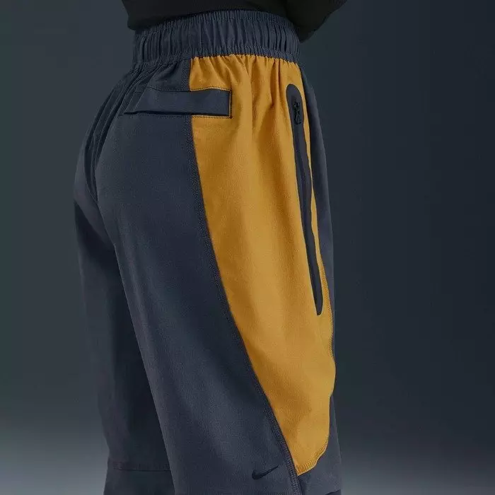 Nike Big Kids' Tech Woven Pants - Grey/Yellow - GREY/YELLOW