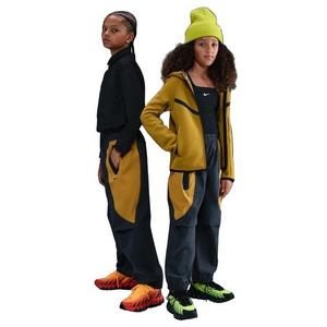 Nike Big Kids' Tech Woven Pants - Grey/Yellow