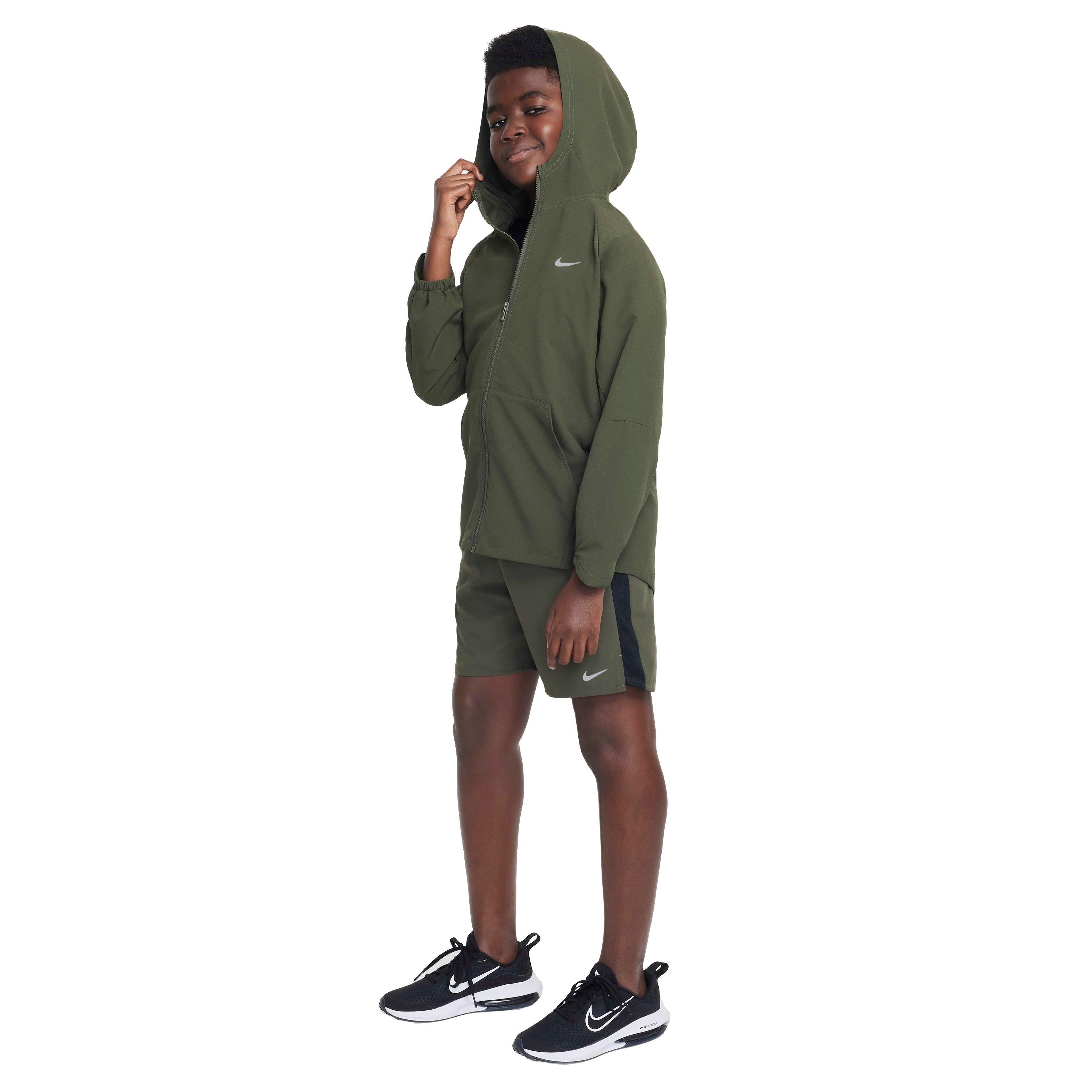 Nike Big Kids' Dri-FIT UV Training Jacket - KHAKI Thumbnail View 6
