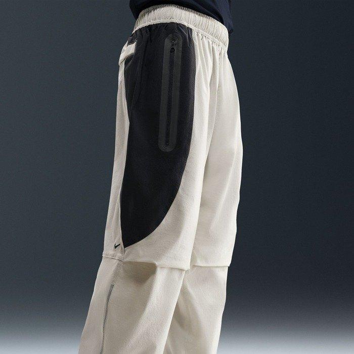 Nike Tech Big Kids' White/Black Woven Pants