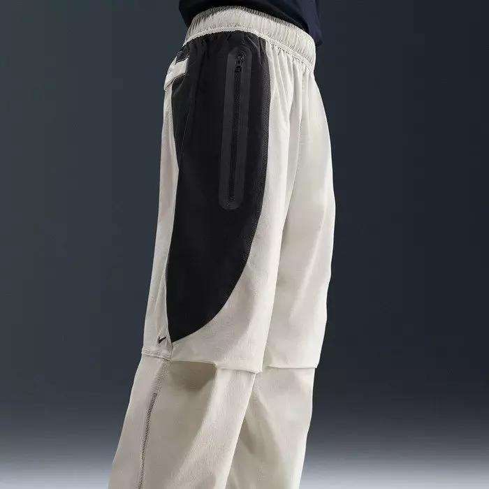 Nike Big Kids' Tech Woven Pants - White/Black - WHITE/BLACK