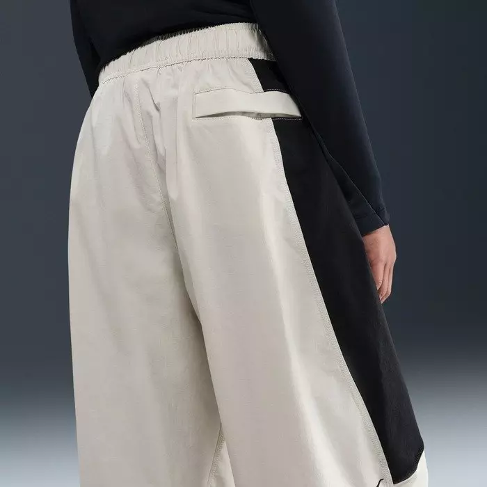 Nike Big Kids' Tech Woven Pants - White/Black - WHITE/BLACK