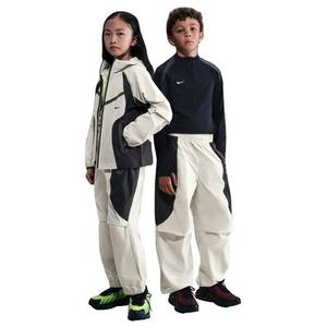 Nike Big Kids' Tech Woven Pants - White/Black