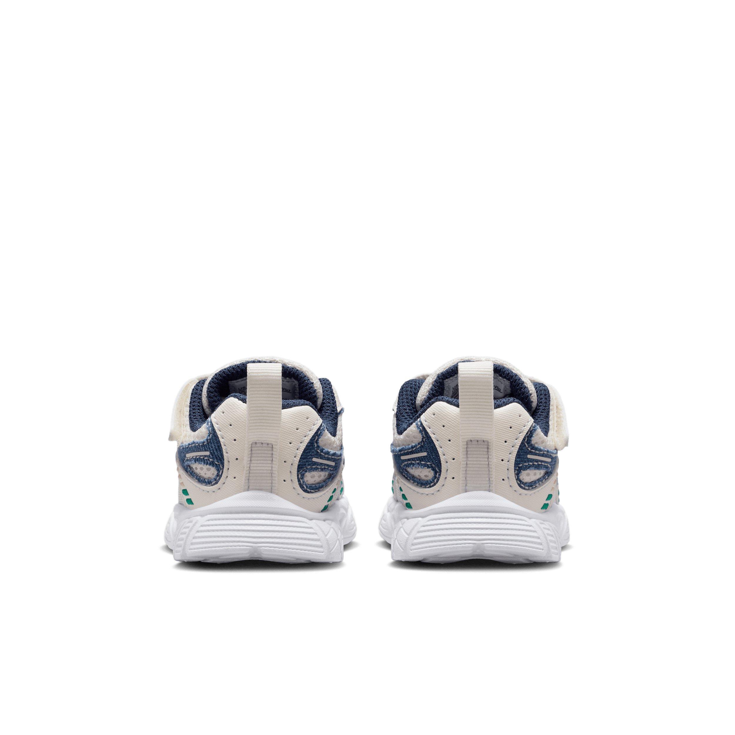Nike V5 RNR "Soft Pearl/Blue Denim/Malachite/Midnight Navy" Infant Girls' Shoe - PEARL/BLUE/MALACHITE/NAVY Thumbnail View 5