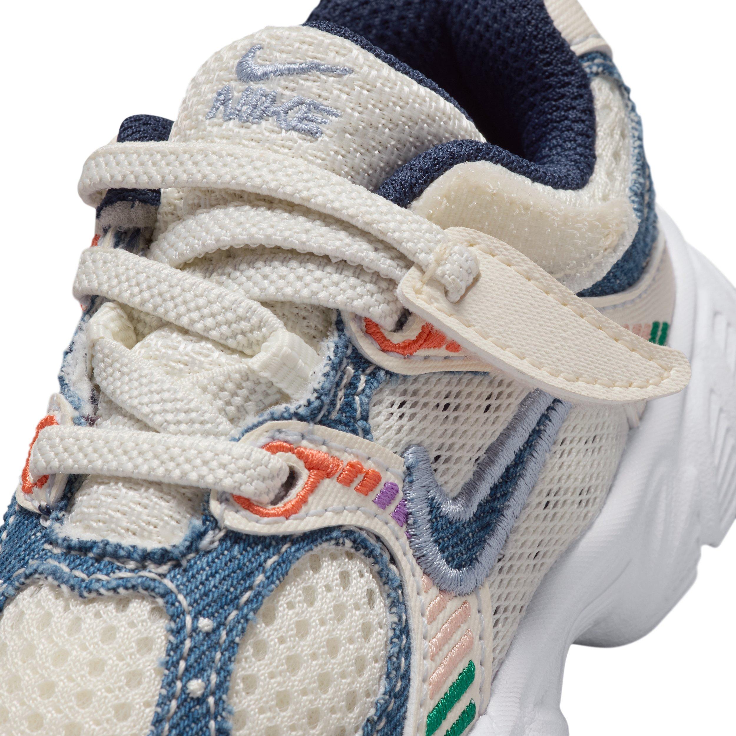Nike V5 RNR "Soft Pearl/Blue Denim/Malachite/Midnight Navy" Infant Girls' Shoe - PEARL/BLUE/MALACHITE/NAVY Thumbnail View 7