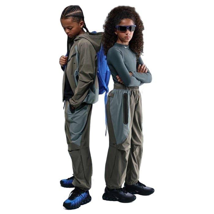 Nike Tech Big Kids' Grey Woven Pants
