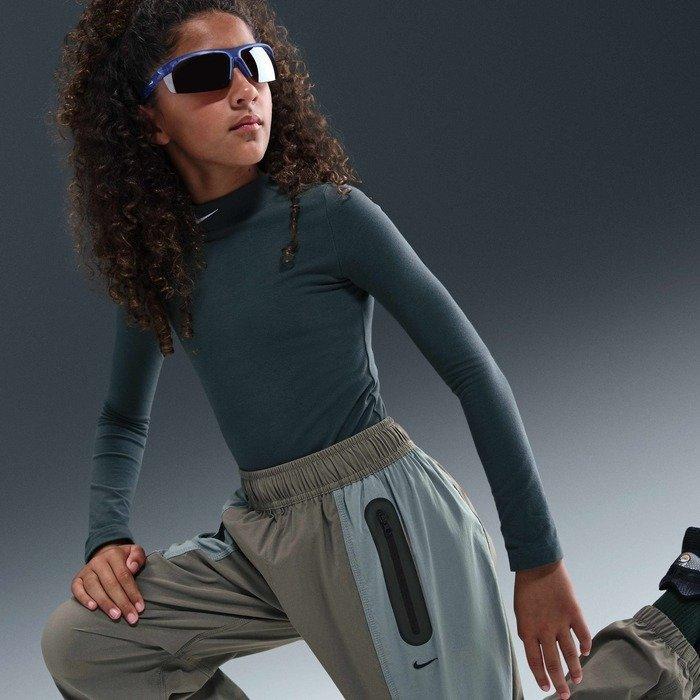 Nike Tech Big Kids' Grey/Blue Woven Pants
