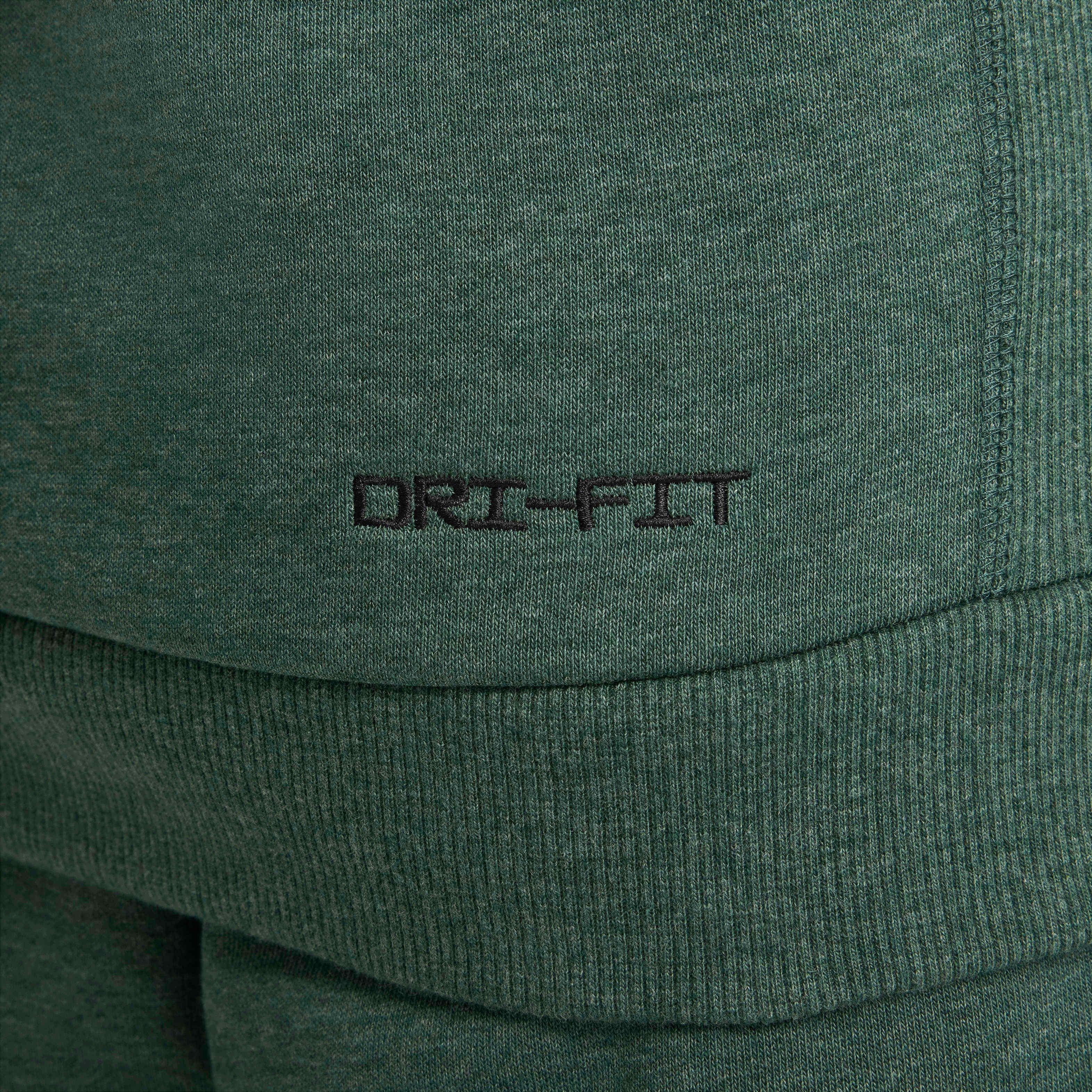 Nike Big Kids' Standard Issue Dri-FIT Fleece Basketball Hoodie - Green - GREEN Thumbnail View 7