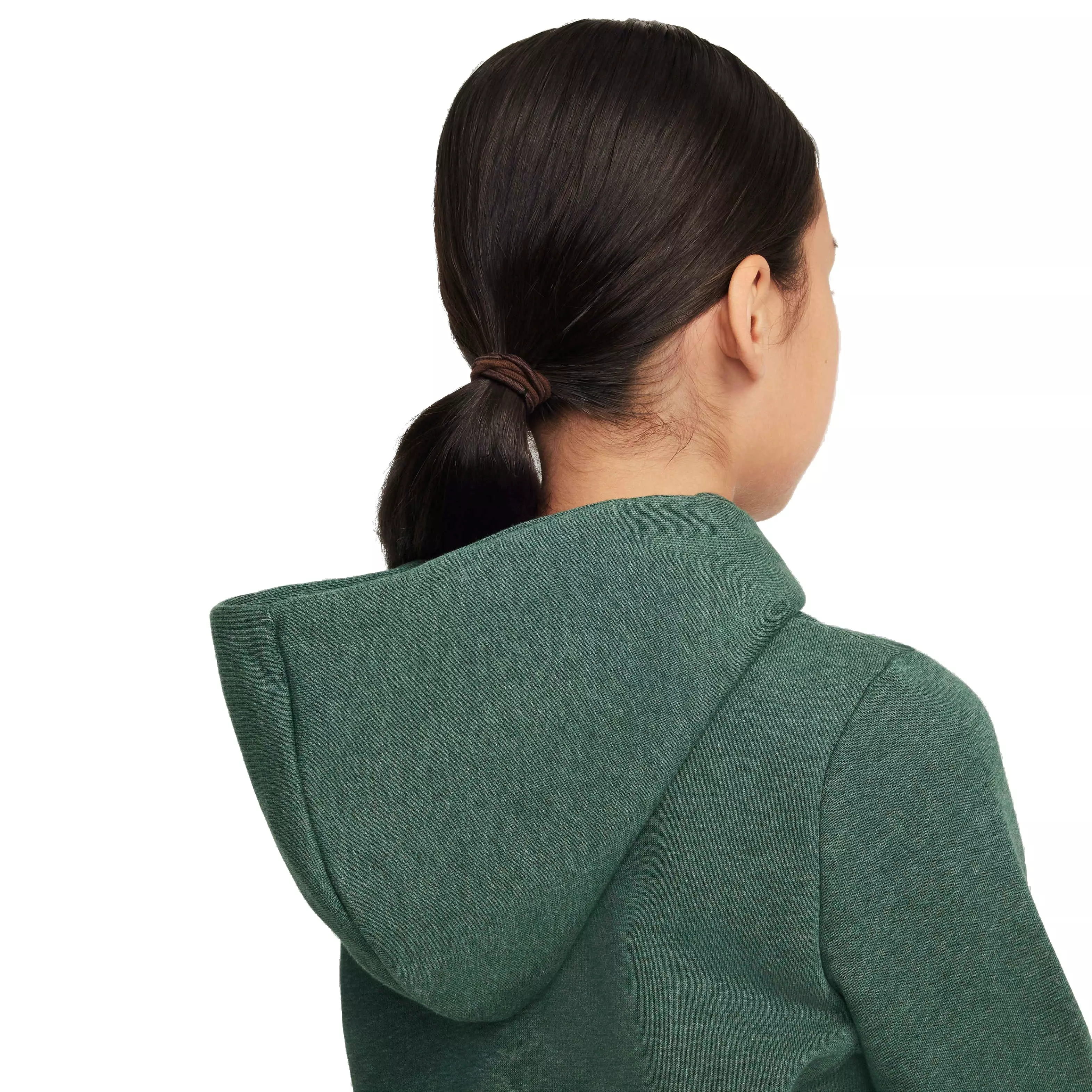 Nike Big Kids' Standard Issue Dri-FIT Fleece Basketball Hoodie - Green - GREEN