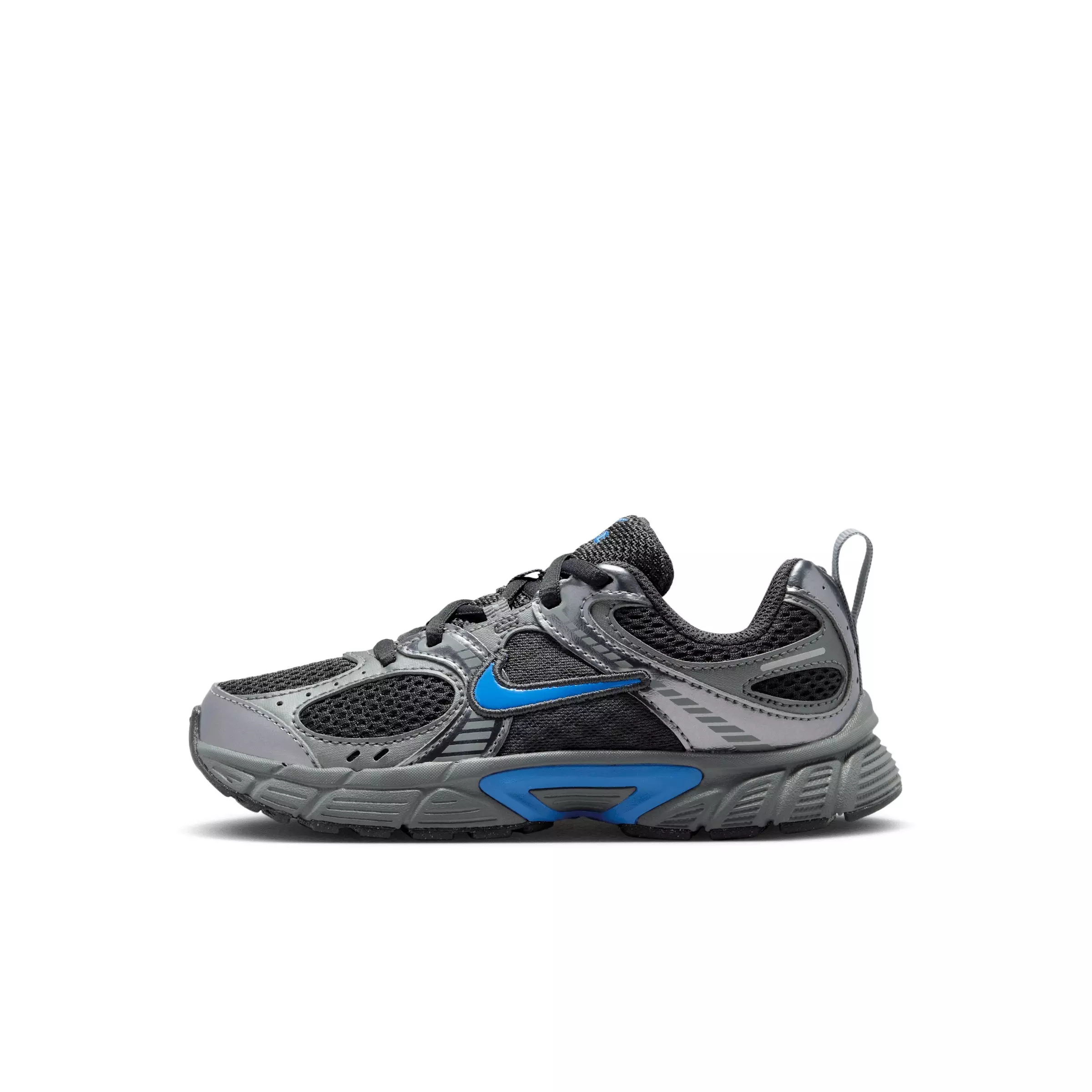 Nike V5 RNR "Anthracite/Metallic Cool Grey/Smoke Grey/Blue Crystal" Preschool Boys' Shoe - ANTHRACITE/GREY/GREY/BLUE