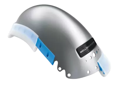 Shock Doctor Men's Titan Alloy Flex Cup - Grey/Blue - GREY
