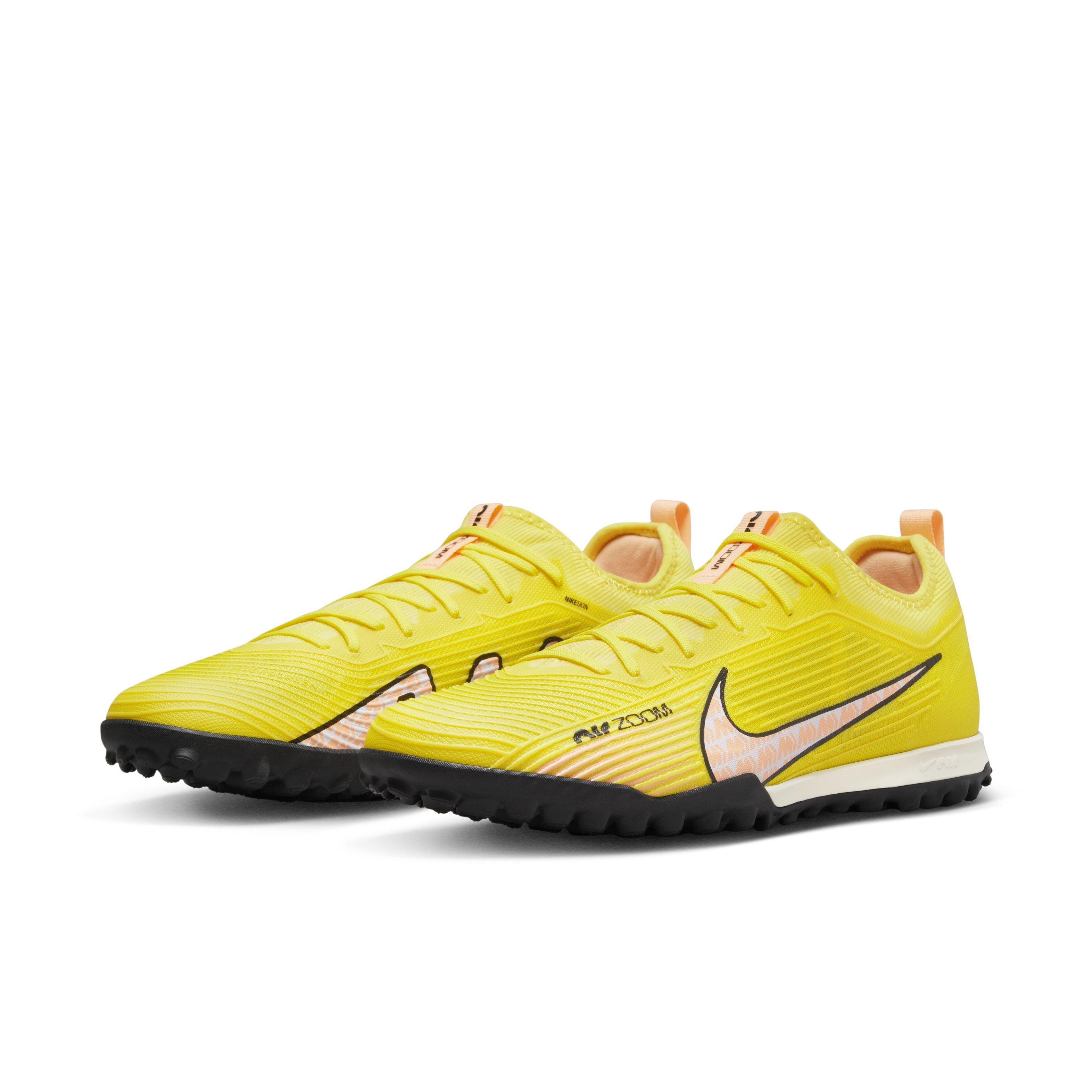 Nike Zoom Mercurial Vapor 15 Elite AG-Pro Anti-Clog Traction Yellow Strike  Sunset Glow 