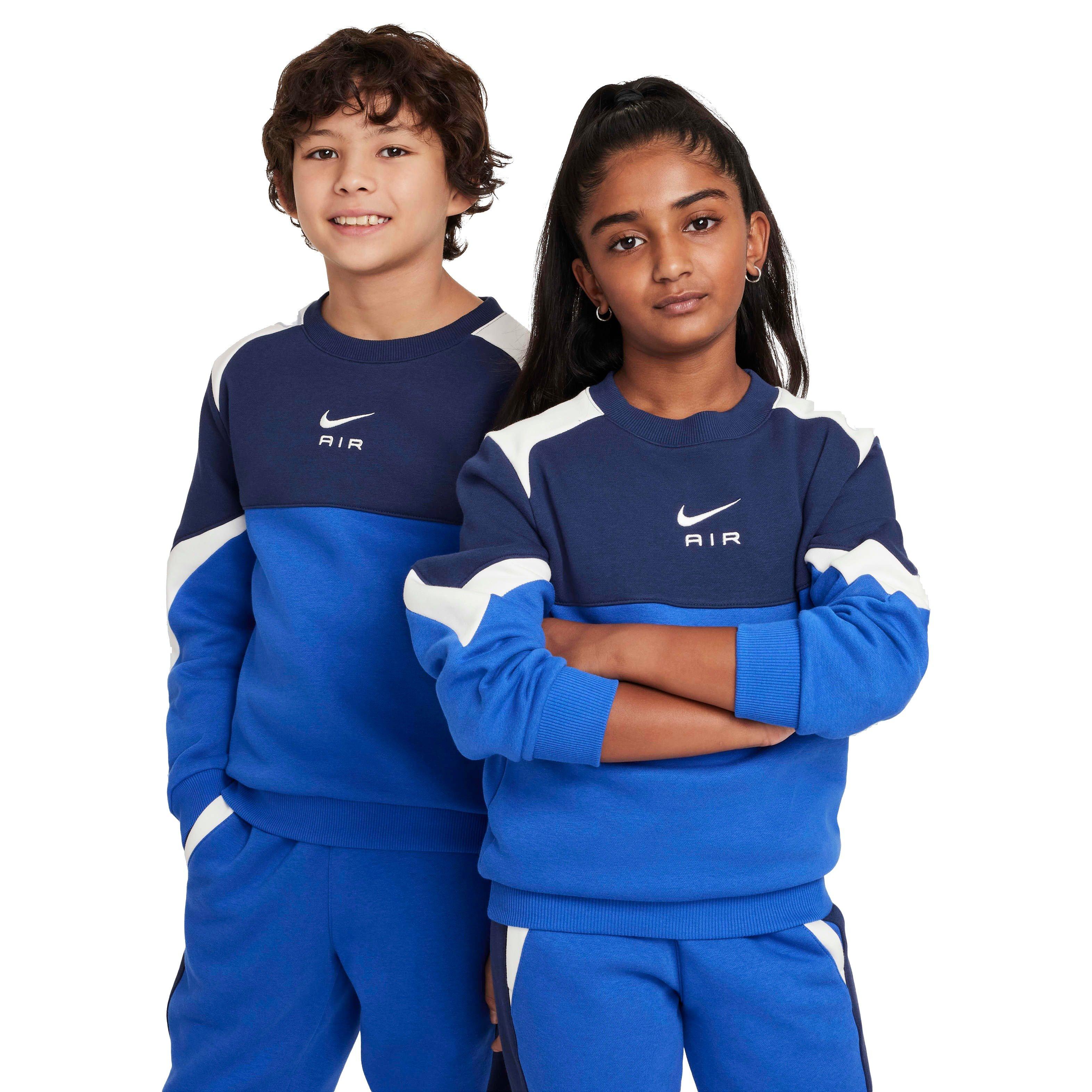 Nike Air Big Kids' Crew-Neck Sweatshirt - ROYAL