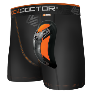 Shock Doctor Men's Ultra Pro Boxer Compression Short w/Ultra Cup - BLACK