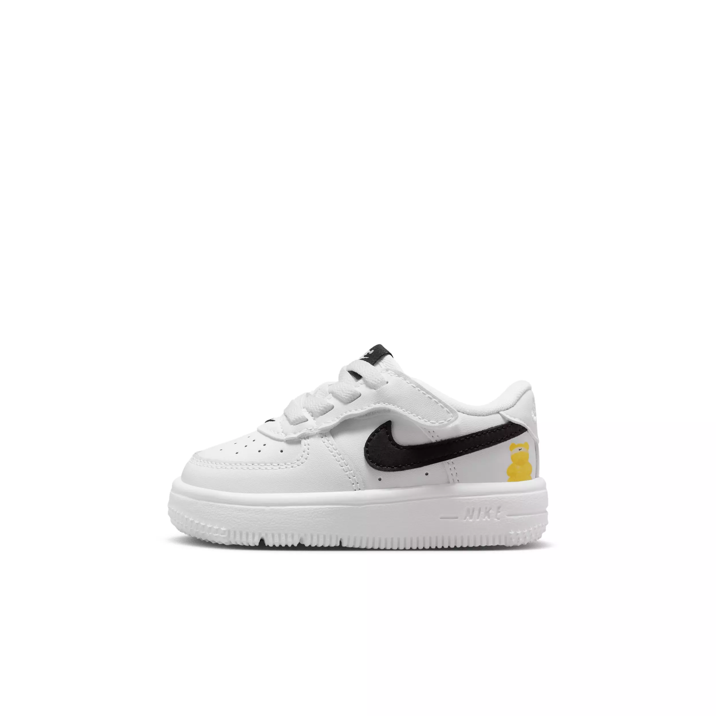 Nike Force 1 Low EasyOn "White/Black" Infant Boys' Shoe - WHITE/BLACK