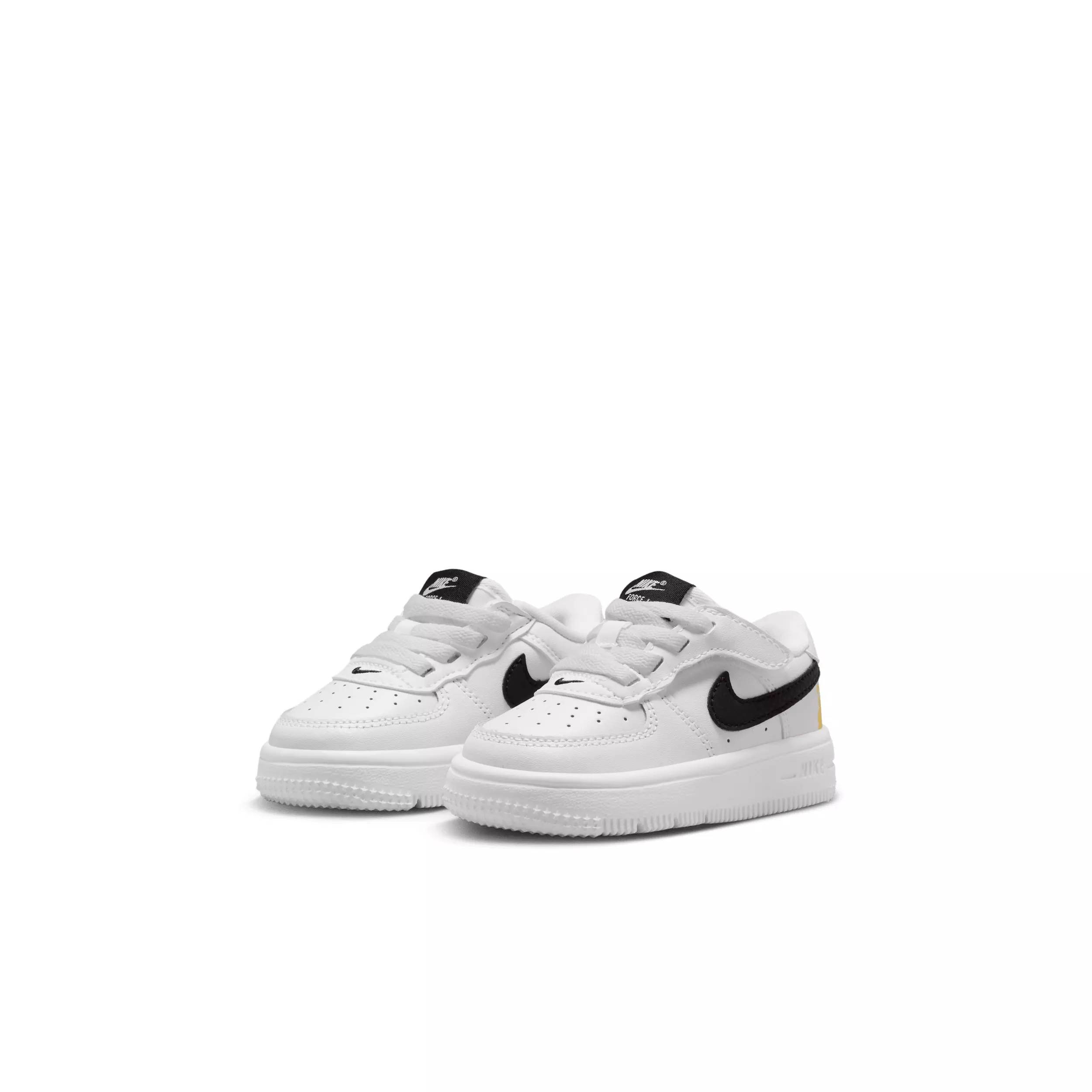 Nike Force 1 Low EasyOn "White/Black" Infant Boys' Shoe - WHITE/BLACK