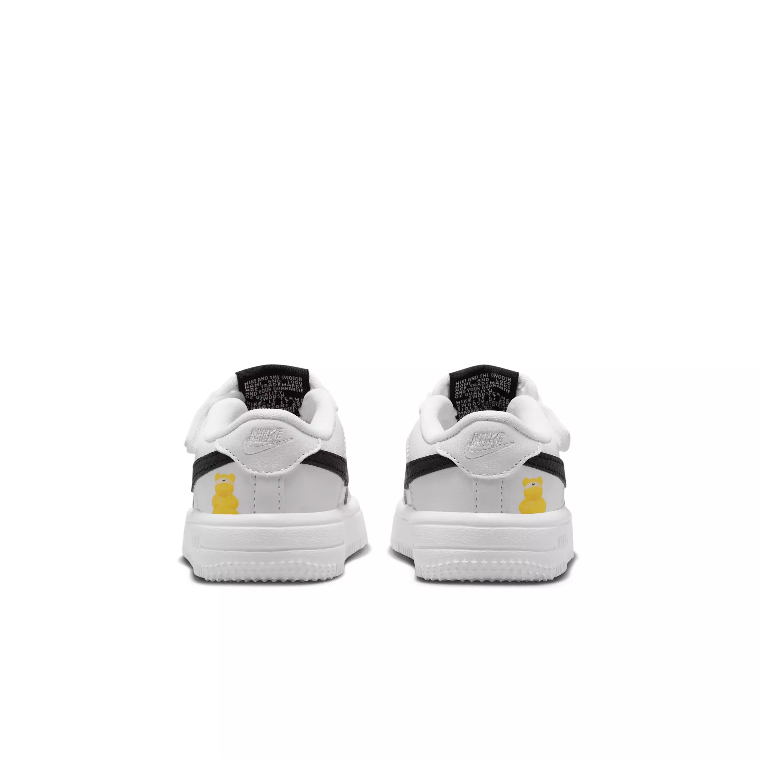 Nike Force 1 Low EasyOn "White/Black" Infant Boys' Shoe - WHITE/BLACK