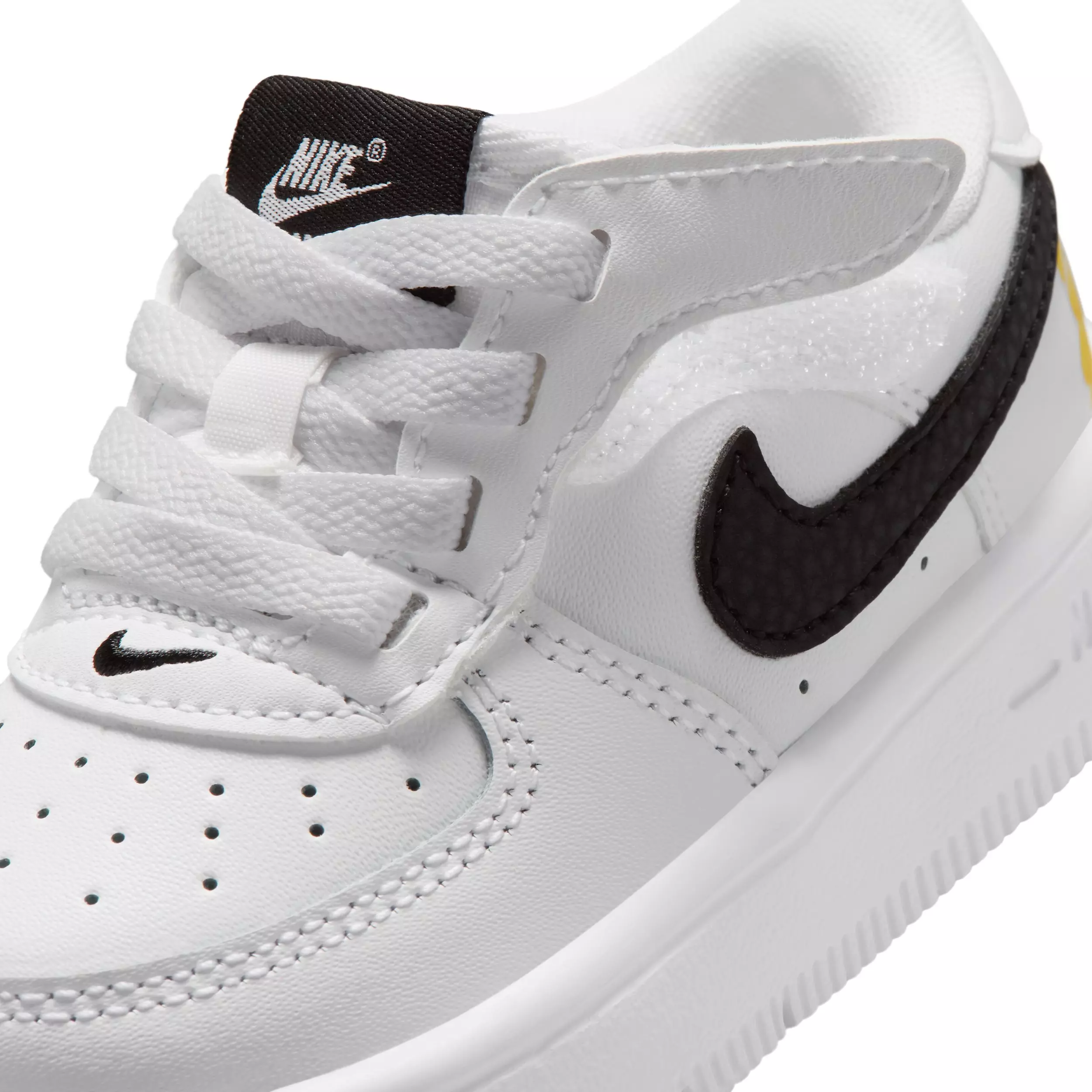Nike Force 1 Low EasyOn "White/Black" Infant Boys' Shoe - WHITE/BLACK