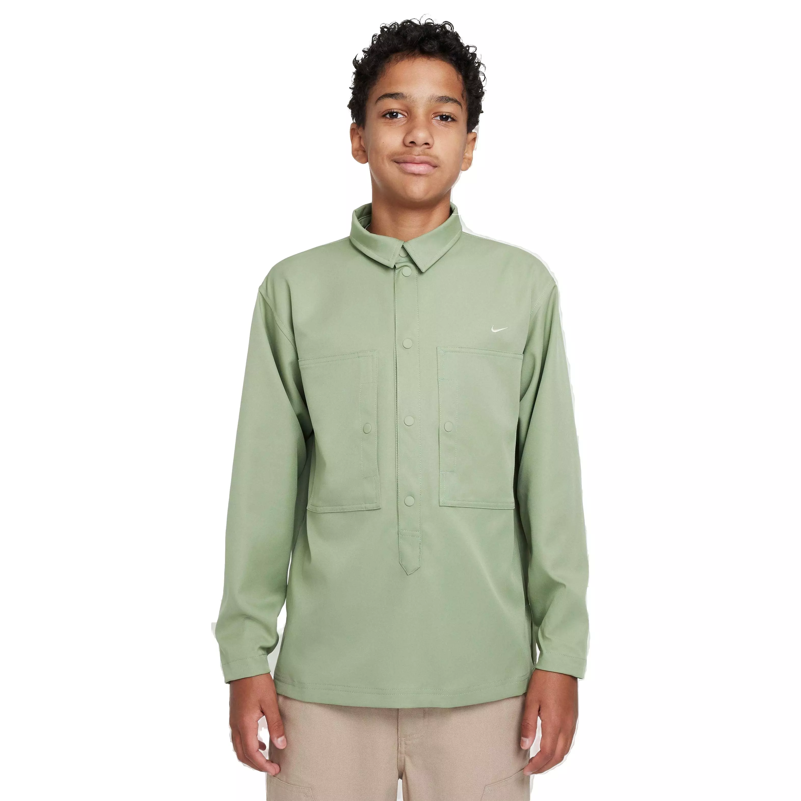 Nike Big Kids' Sportswear Metro Ground Top - GREEN