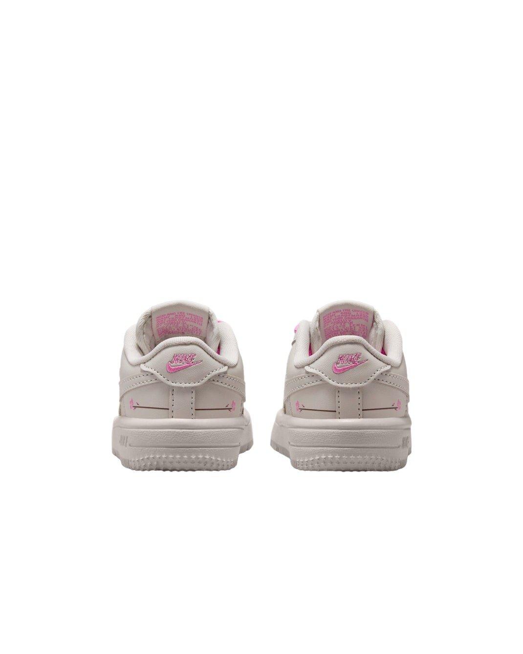 Nike Force 1 Low "Light Bone/Playful Pink/Fauna Brown/Light Bone" Infant Girls' Shoe - LT BONE/PINK/BROWN/LT BONE Thumbnail View 5