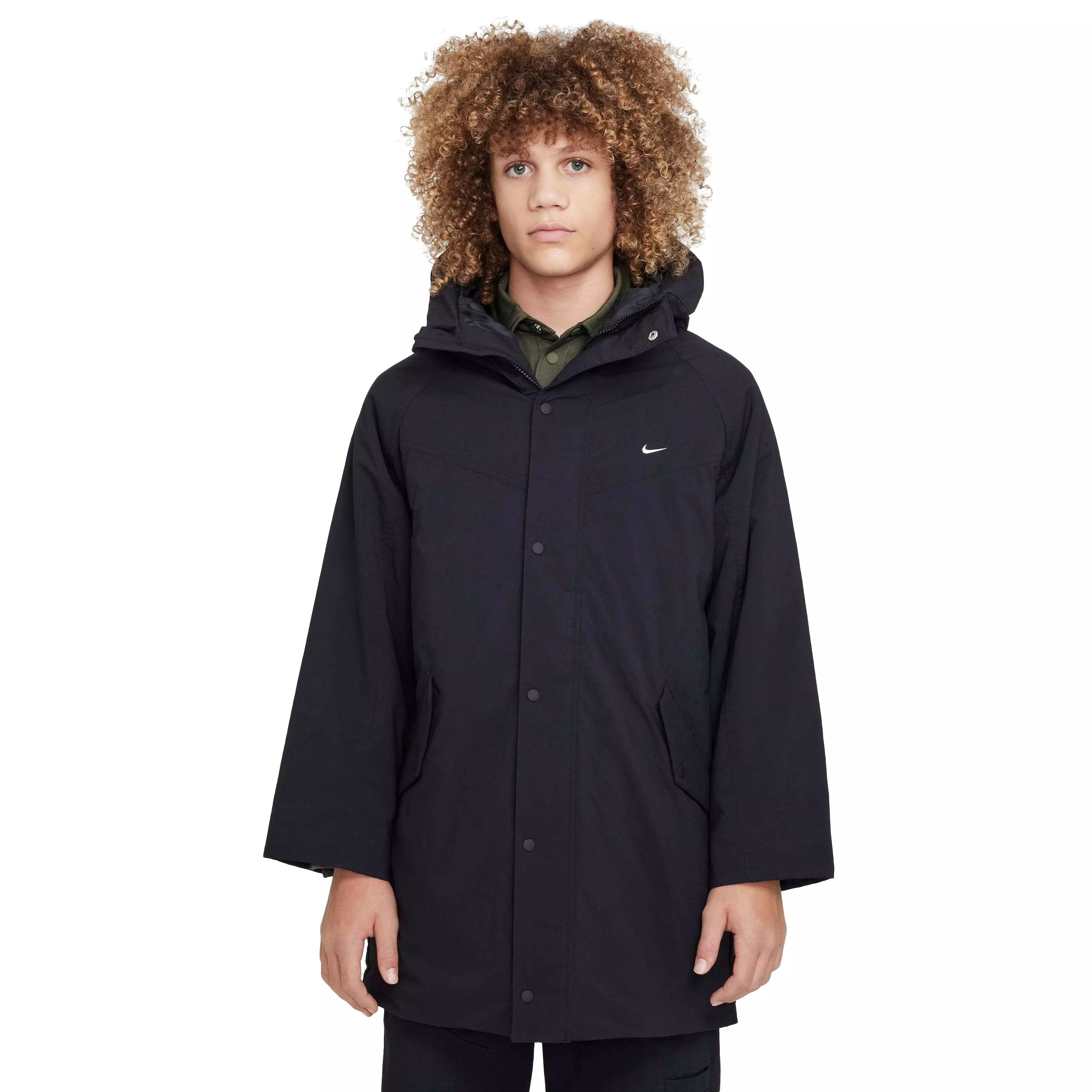 Nike Big Kids' Sportswear Metro Ground Parka - BLACK