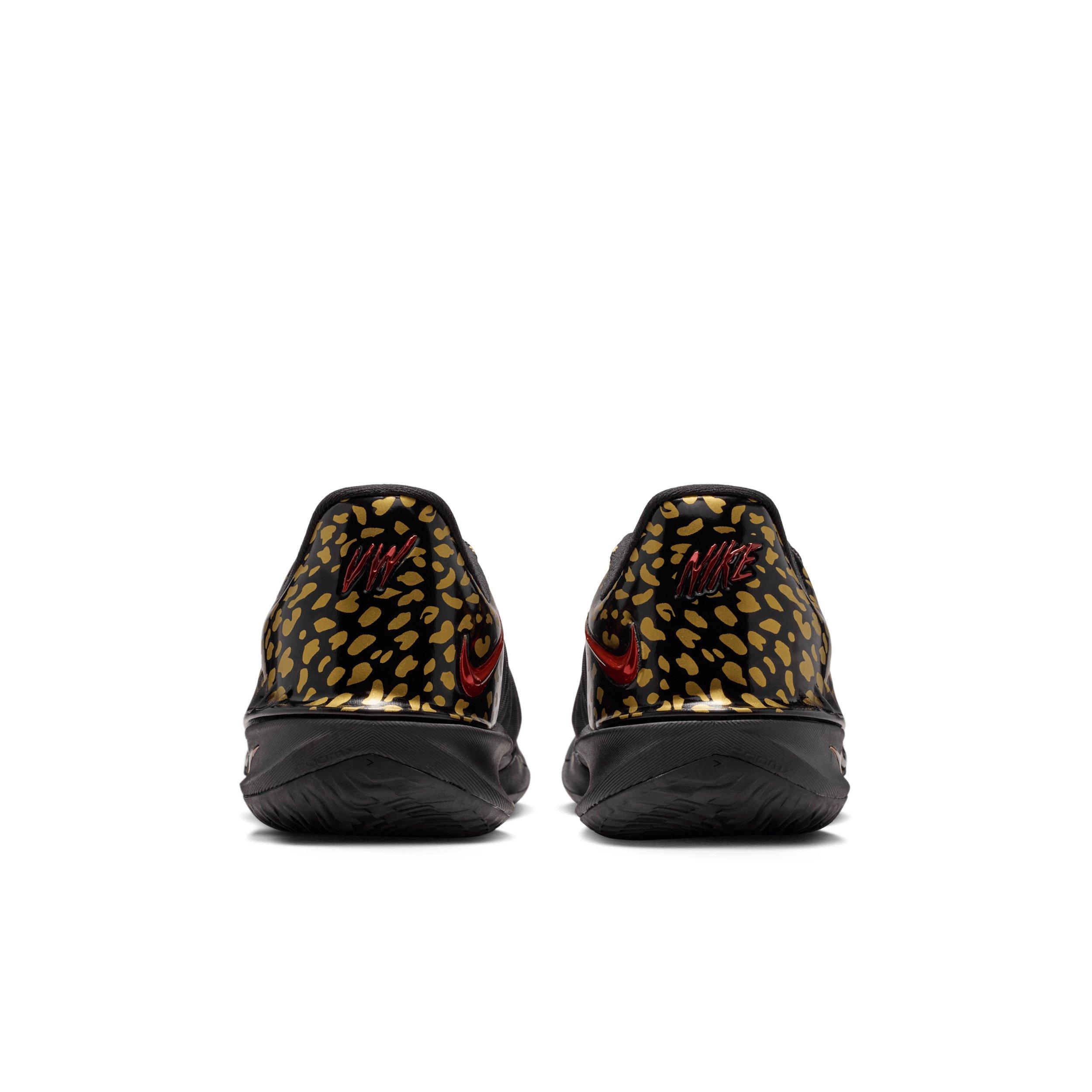 Nike G.T. Cut 4 "Metallic Gold" Grade School Kids' Basketball Shoe - BLACK/METALLIC GOLD/BRIGHT CRIMSON Thumbnail View 7