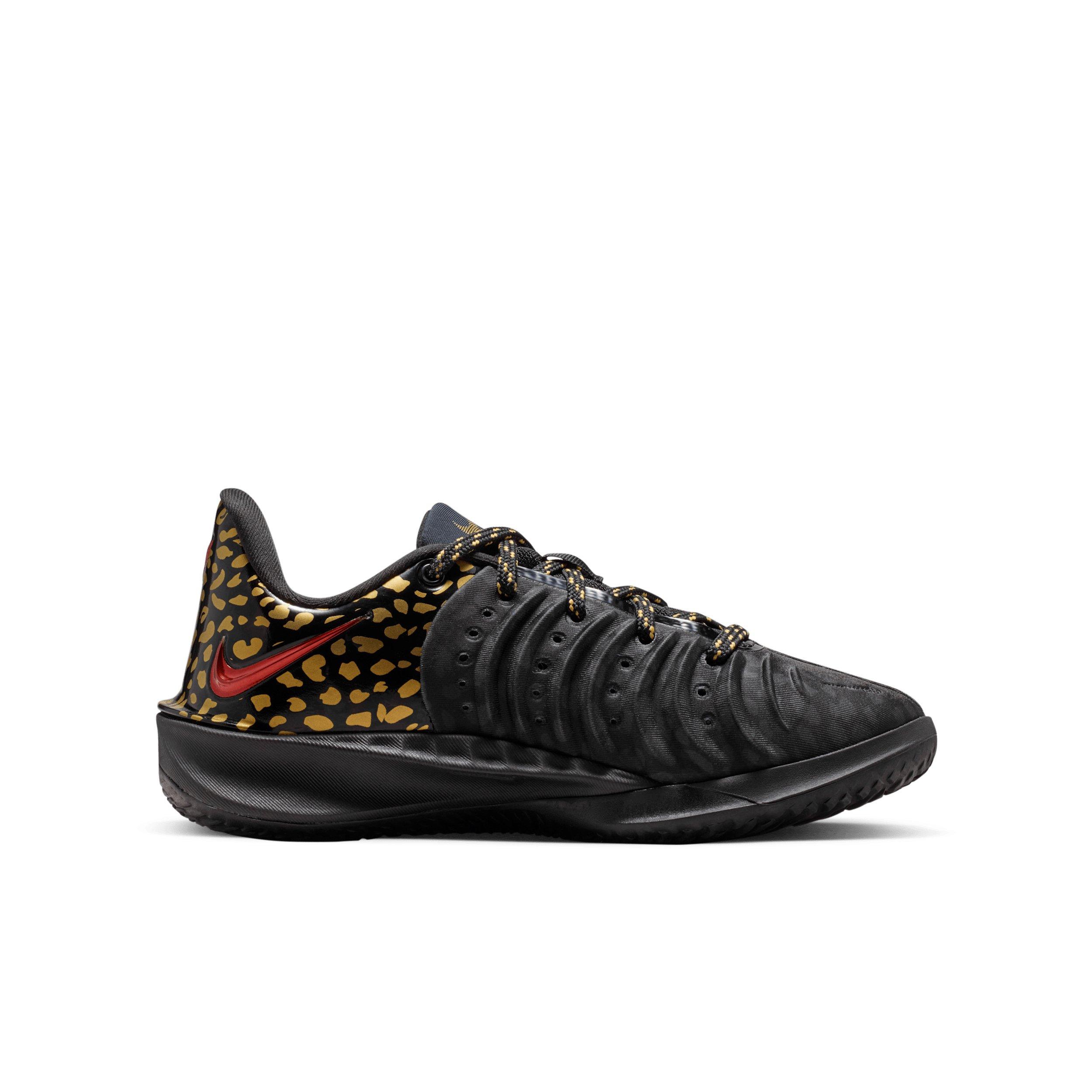 Nike G.T. Cut 4 "Victor Wembanyama" Grade School Kids' Basketball Shoe - BLACK/METALLIC GOLD/BRIGHT CRIMSON Thumbnail View 2