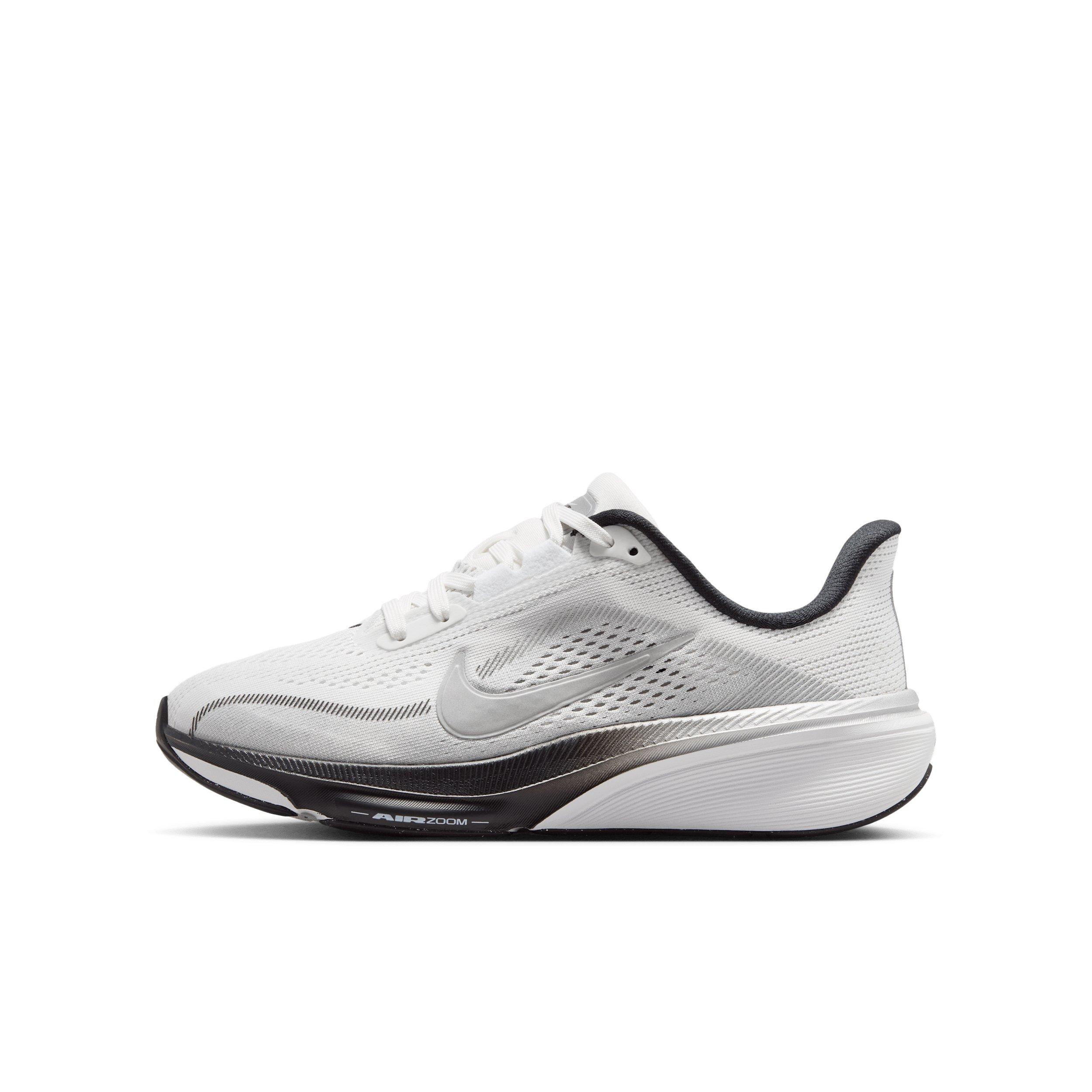 Nike Pegasus 42 Grade School Boys' "Summit White/Metallic Silver/Photon Dust/White" Running Shoe