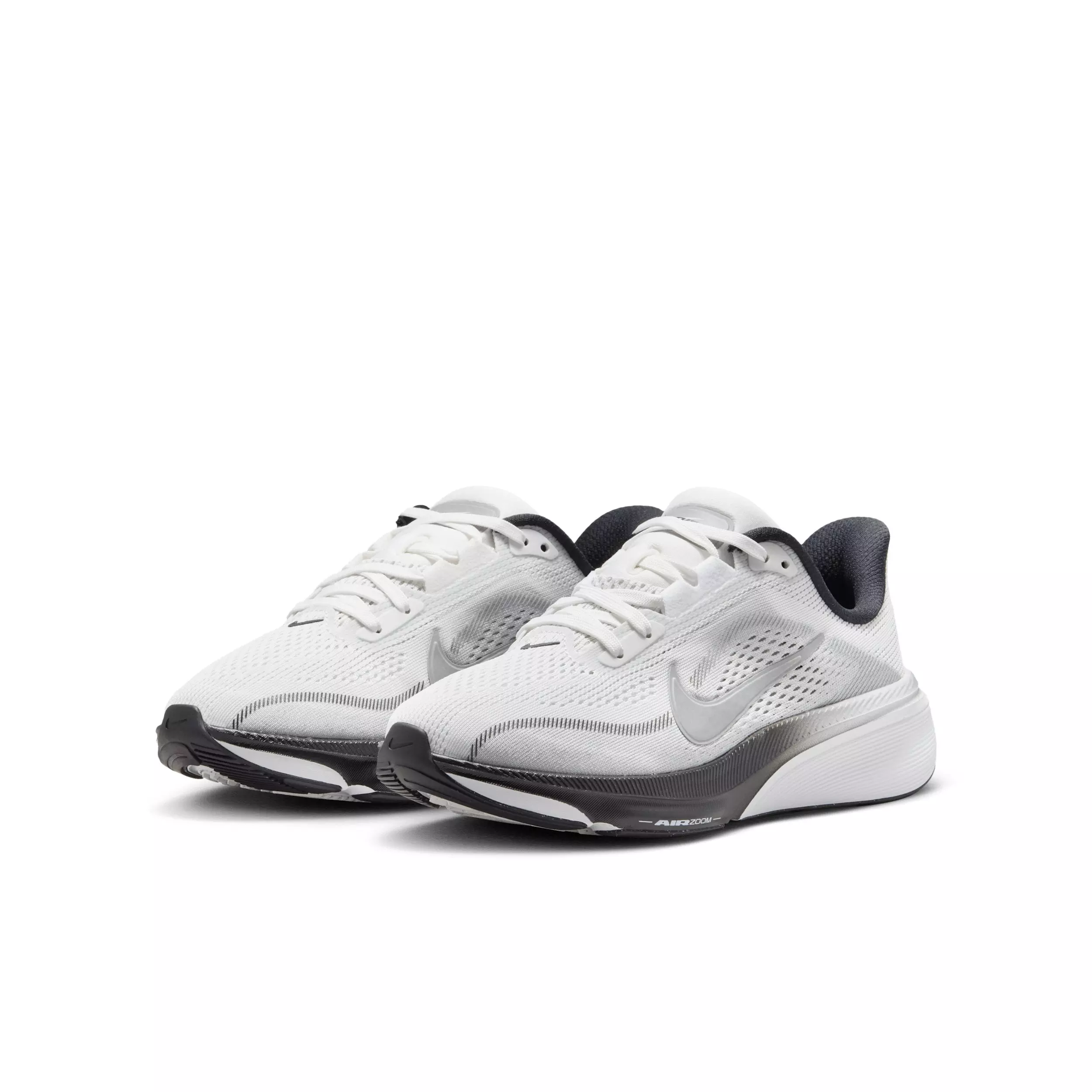 Nike Pegasus 42 "Summit White/Metallic Silver/Photon Dust/White" Grade School Boys' Running Shoe - WHITE/SILVER/DUST/WHITE