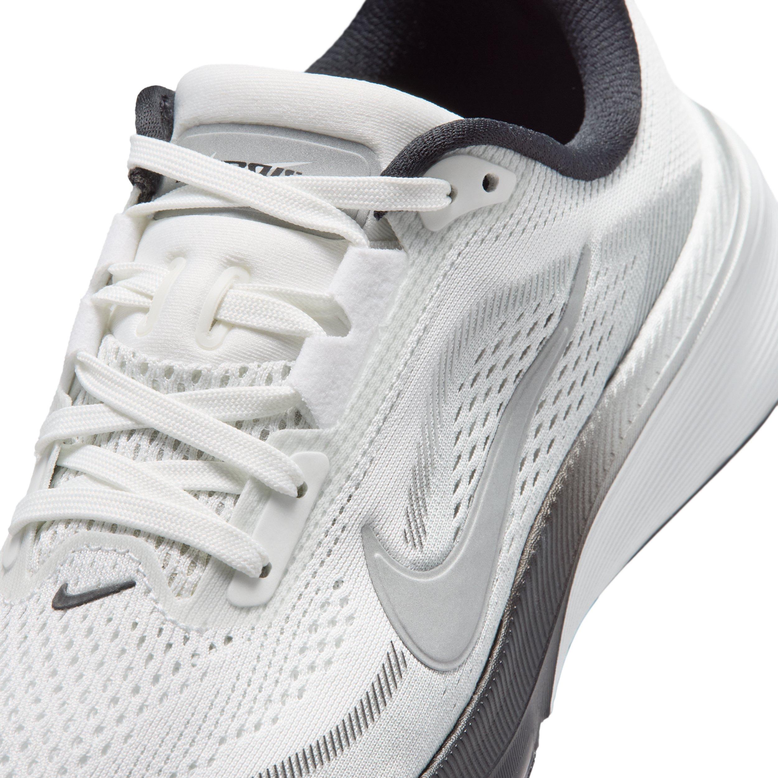 Nike Pegasus 42 "Summit White/Metallic Silver/Photon Dust/White" Grade School Boys' Running Shoe - WHITE/SILVER/DUST/WHITE Thumbnail View 7