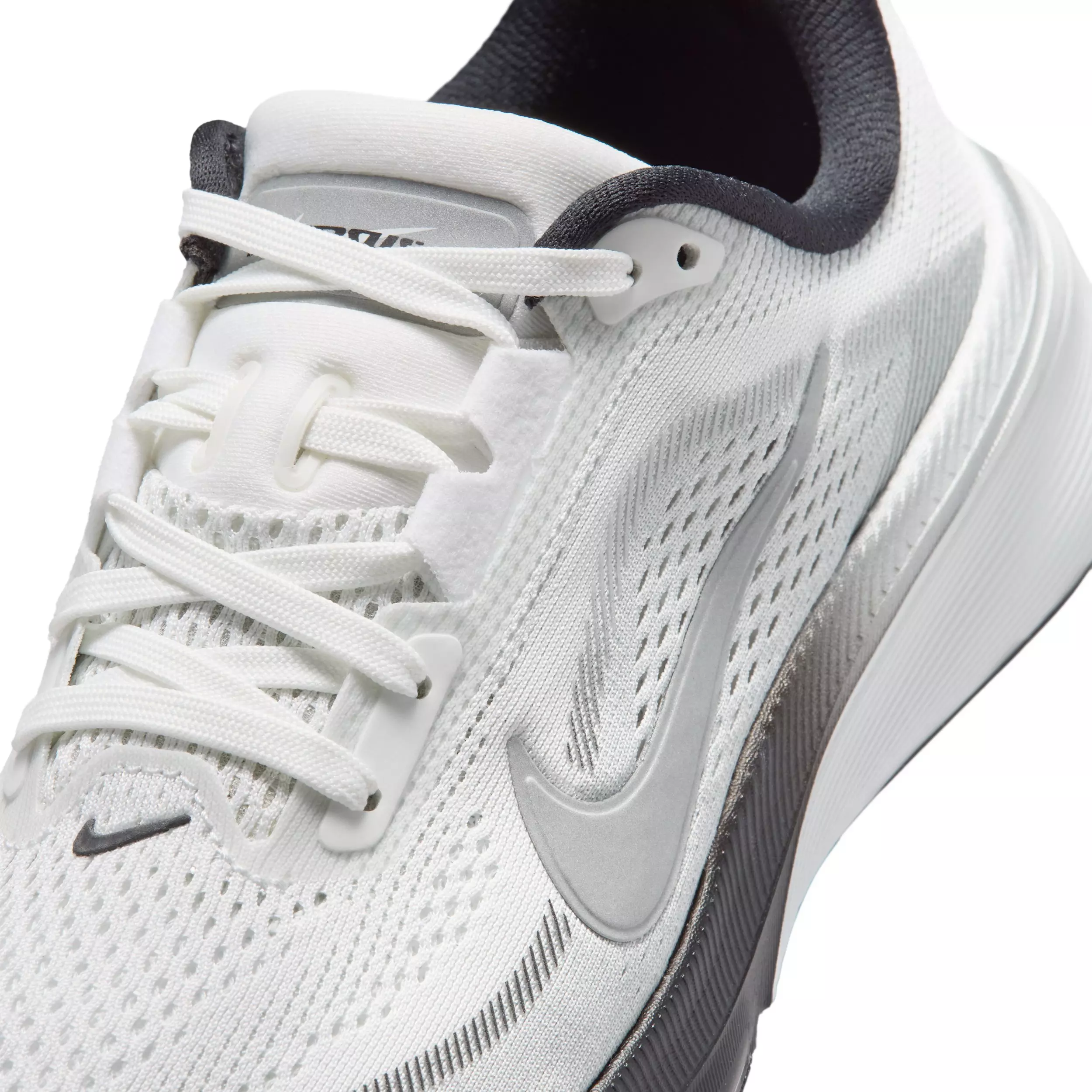 Nike Pegasus 42 "Summit White/Metallic Silver/Photon Dust/White" Grade School Boys' Running Shoe - WHITE/SILVER/DUST/WHITE