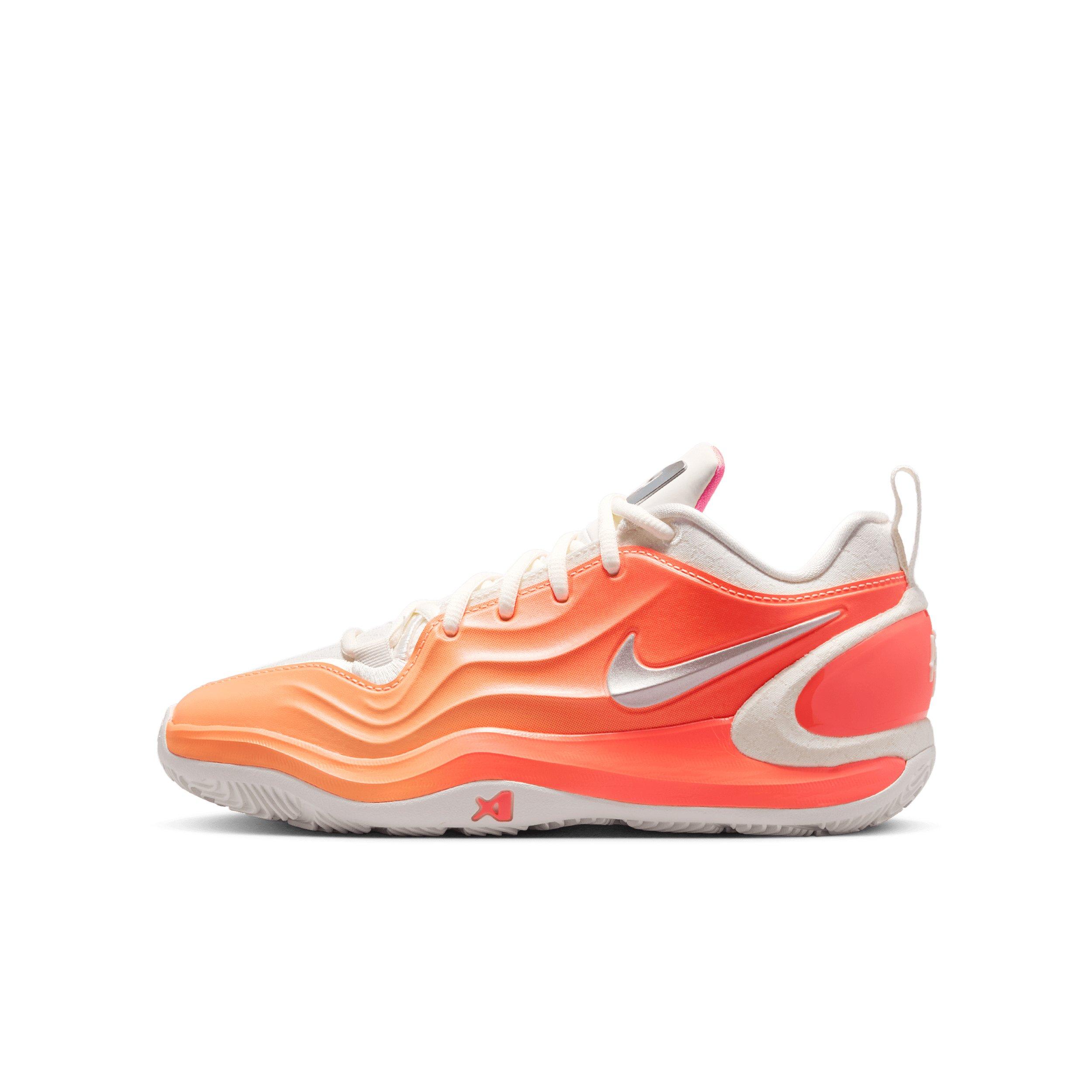 Nike A'Two "Orange" Big Kids' Basketball Shoe - ORANGE Thumbnail View 10