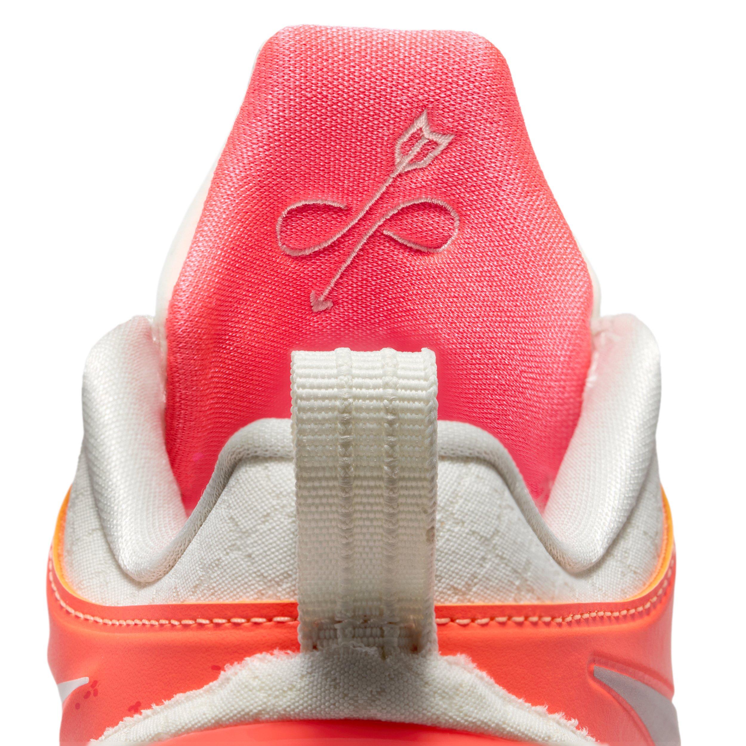 Nike A'Two "Orange" Big Kids' Basketball Shoe - ORANGE Thumbnail View 7