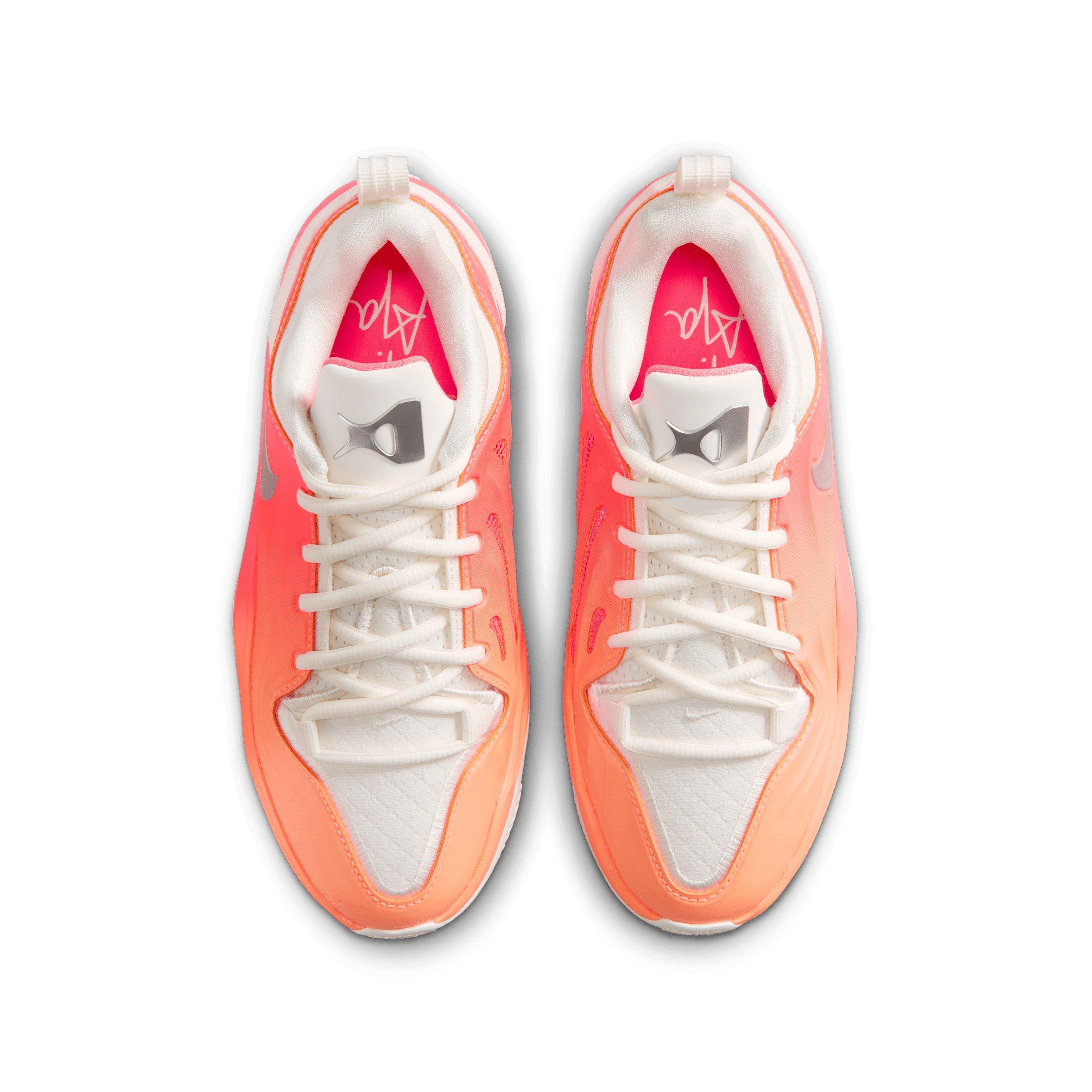 Nike A'Two "Orange" Big Kids' Basketball Shoe - ORANGE Thumbnail View 12