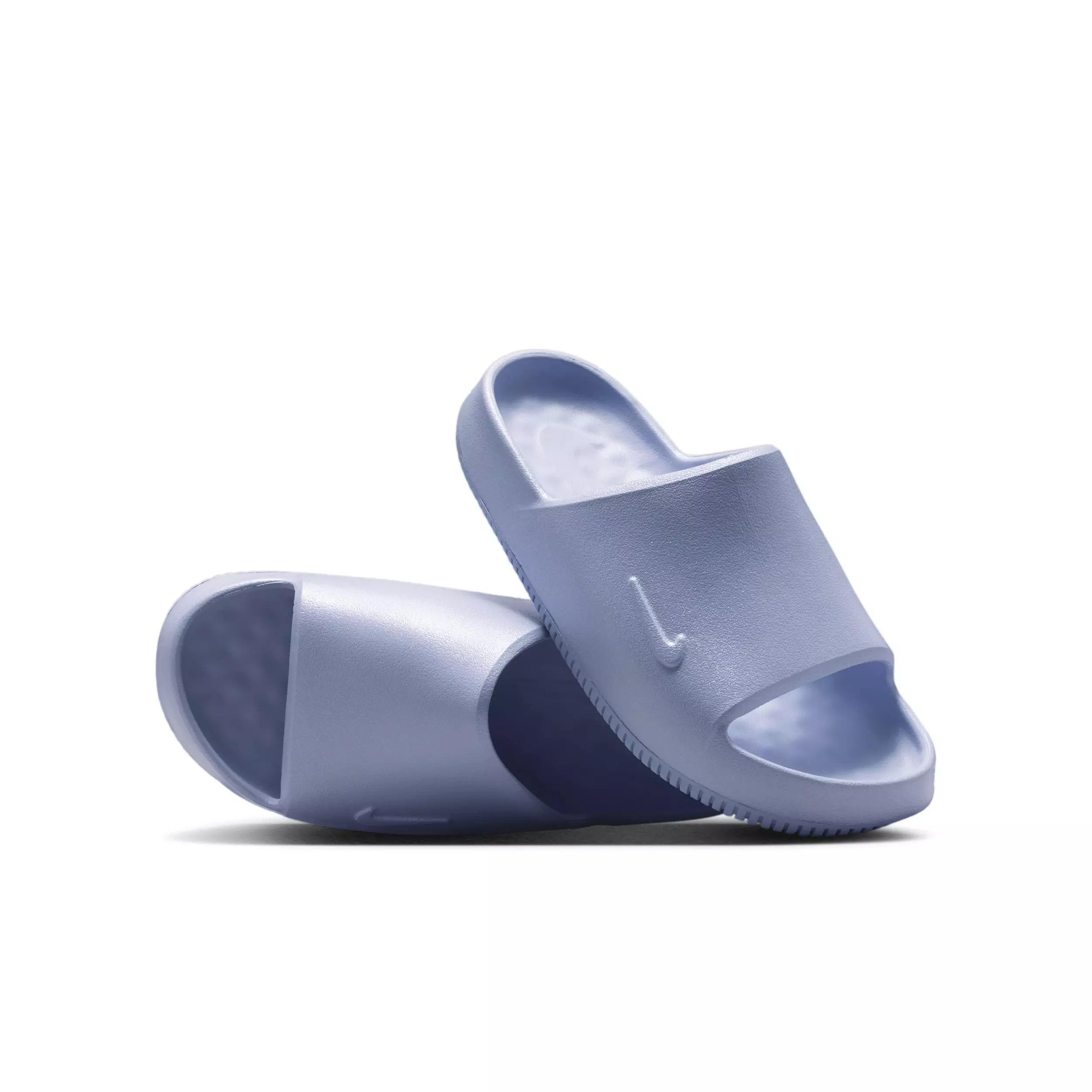 Nike Calm 2.0 Premium "Ghost/Ghost" Grade School Boys' Slide - GHOST/GHOST