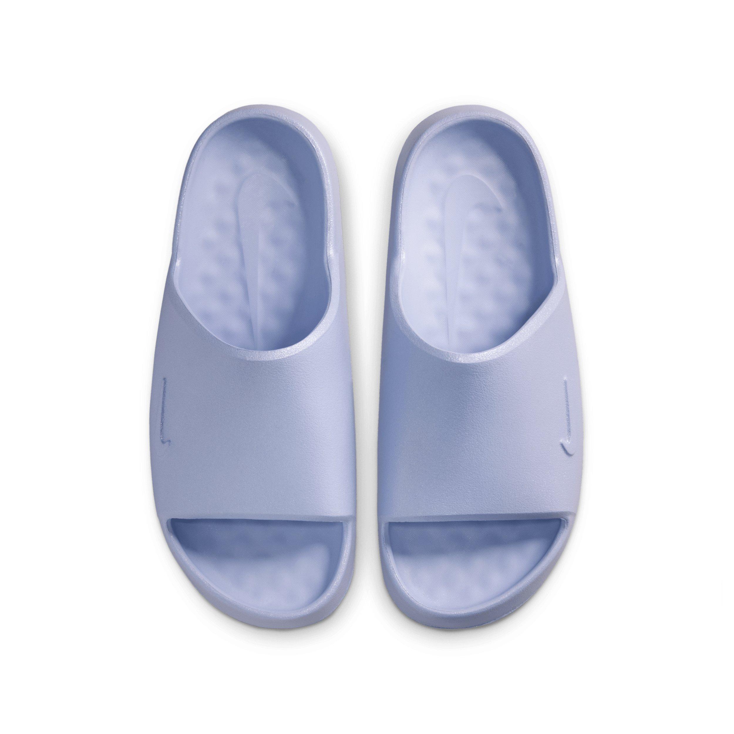 Nike Calm 2.0 Premium "Ghost/Ghost" Grade School Boys' Slide - GHOST/GHOST Thumbnail View 4