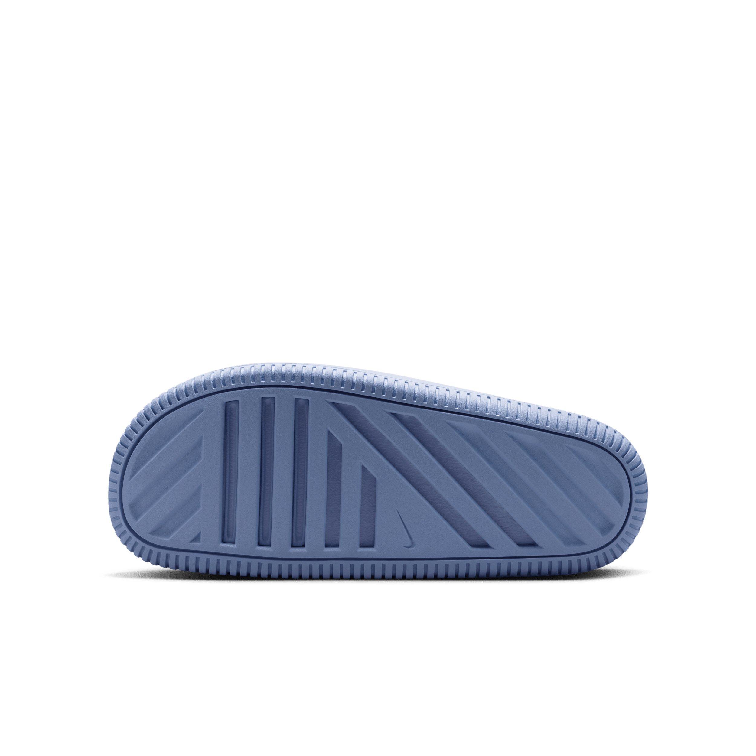 Nike Calm 2.0 Premium "Ghost/Ghost" Grade School Boys' Slide - GHOST/GHOST Thumbnail View 5