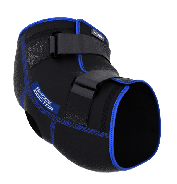 Shock Doctor Ice Recovery Compression Elbow Wrap - Black - BLACK