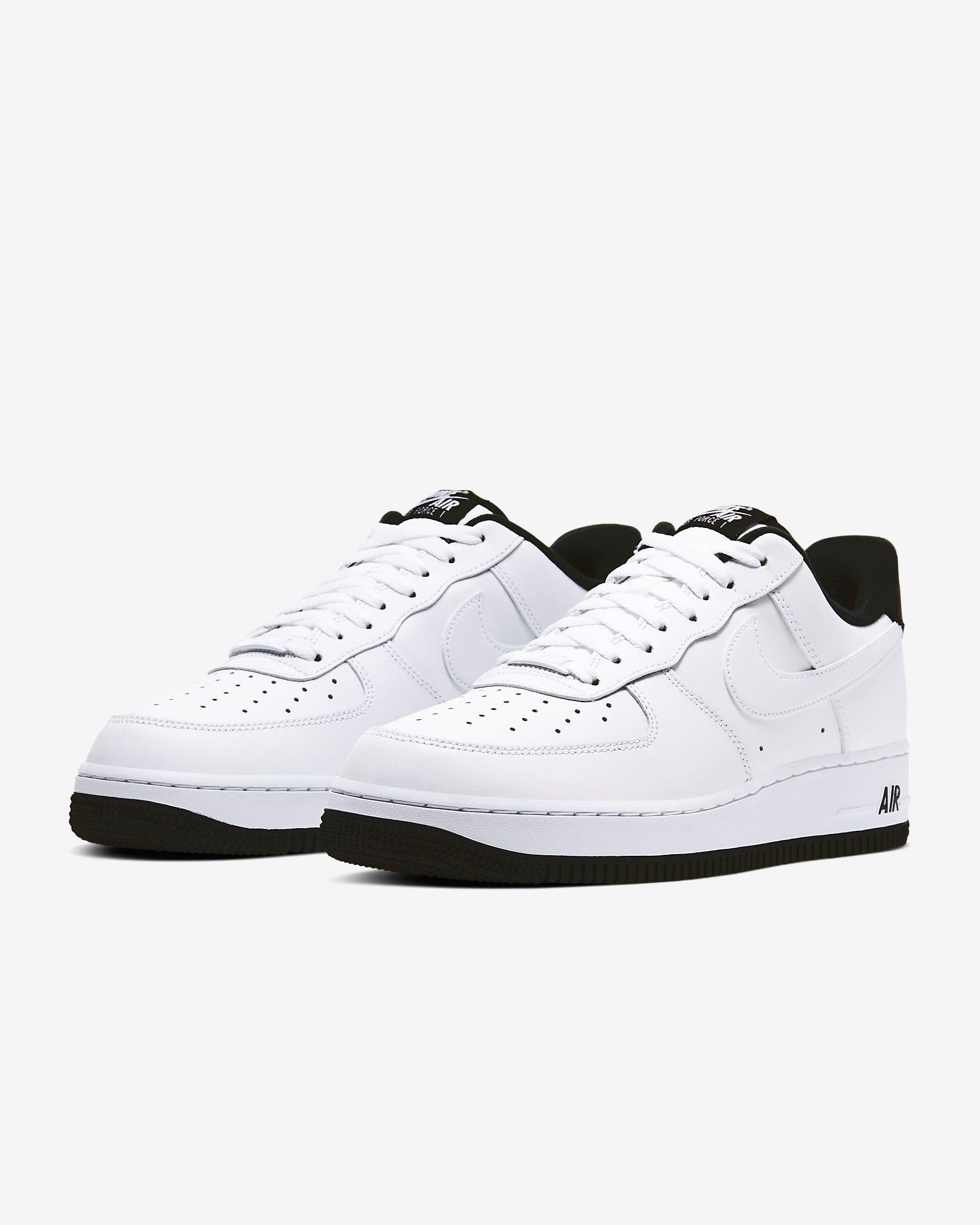 af1 white black sole