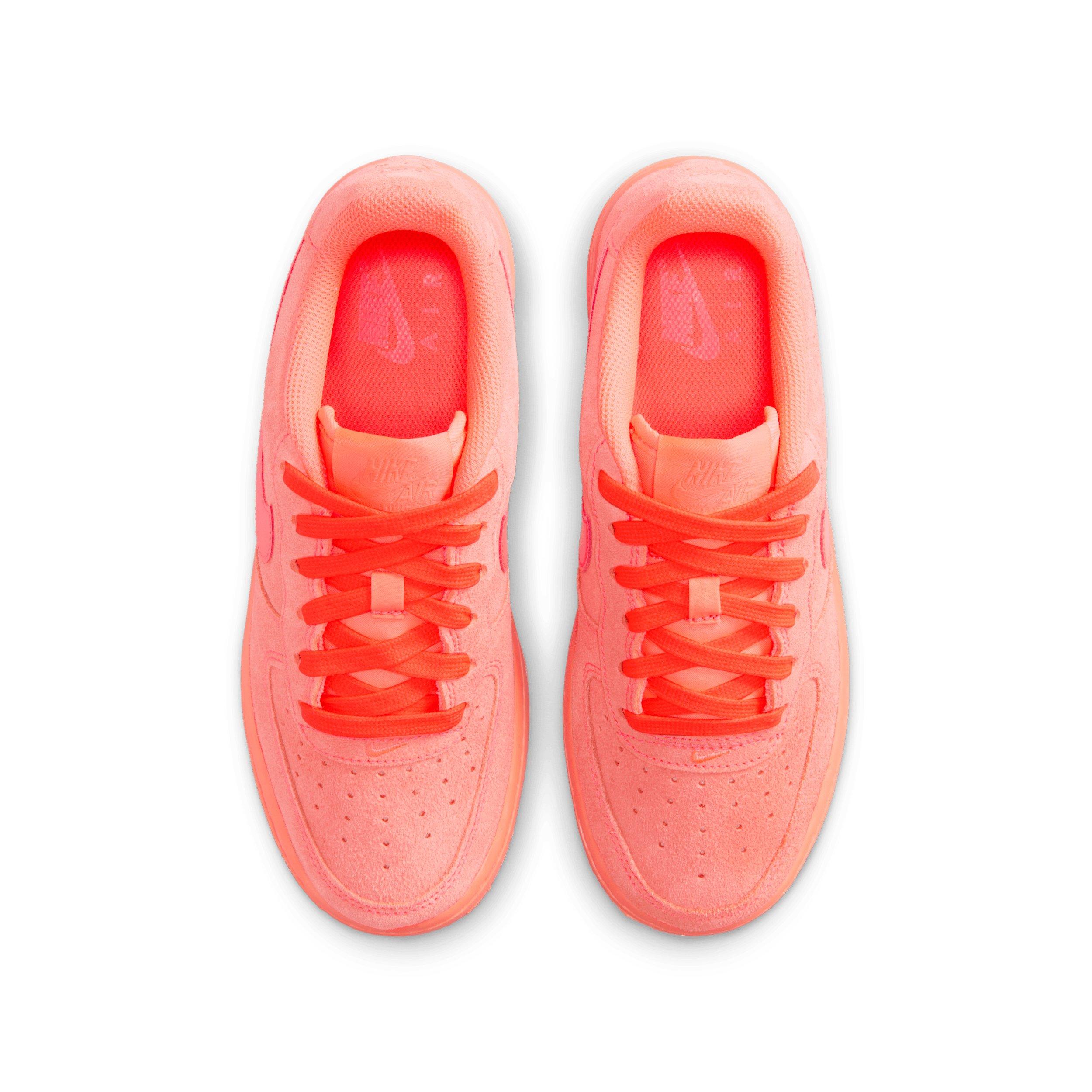 Nike Air Force 1 Suede Grade School Girls' "Hot Lava/Hot Lava/Hot Lava" Shoe