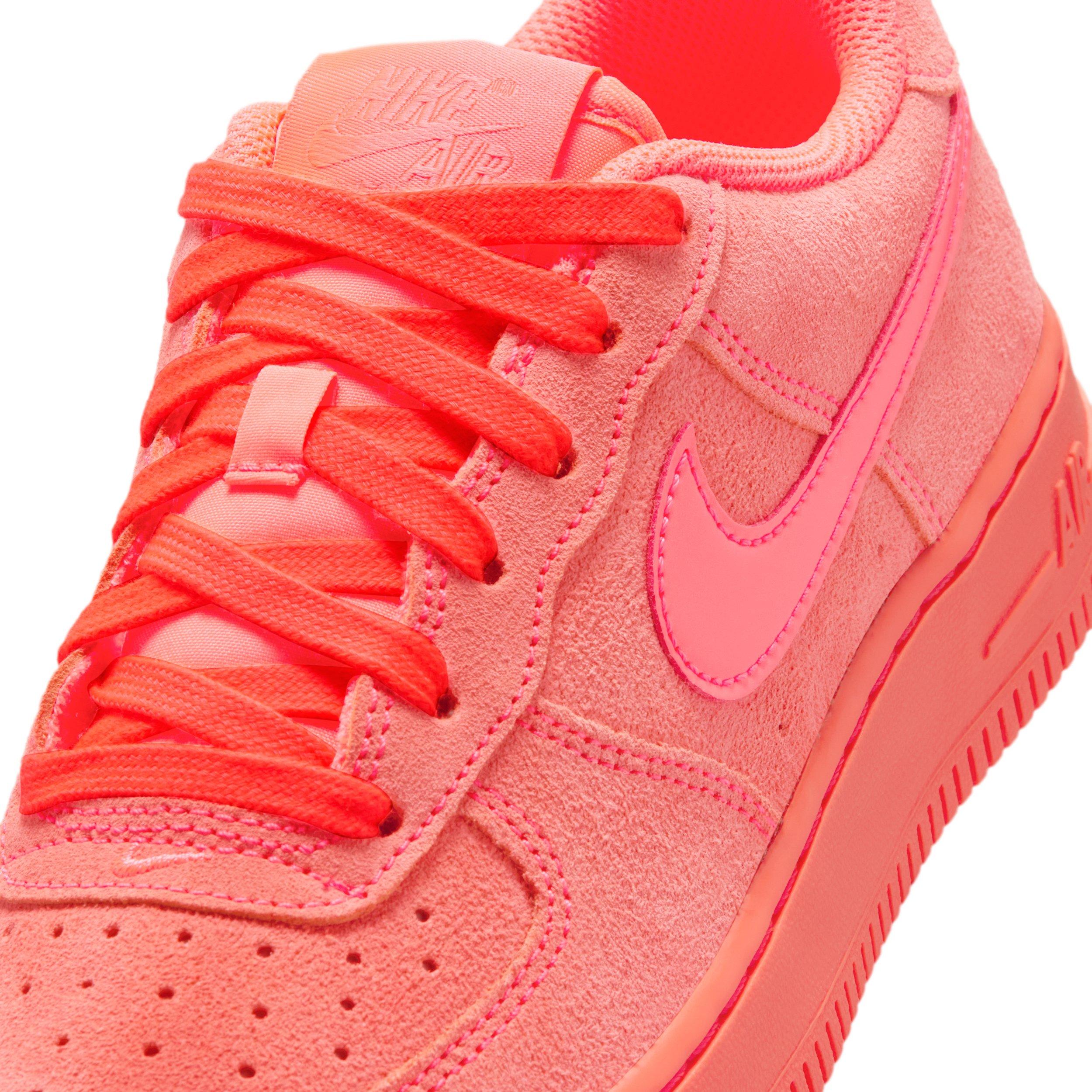 Nike Air Force 1 Suede Grade School Girls' "Hot Lava/Hot Lava/Hot Lava" Shoe