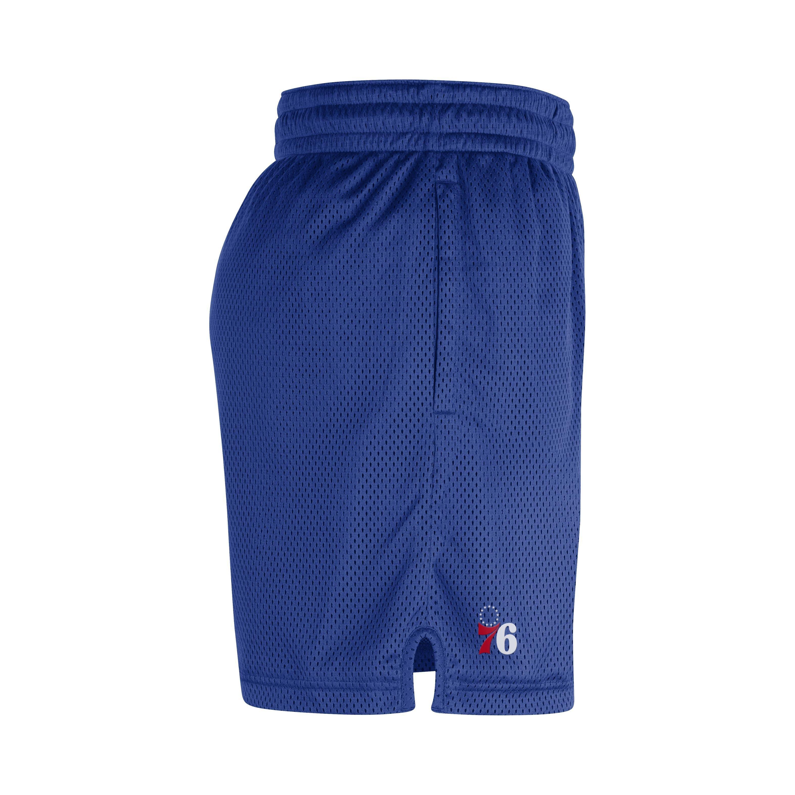 Nike Men's​ Philadelphia 76ers NBA Player Shorts-Blue