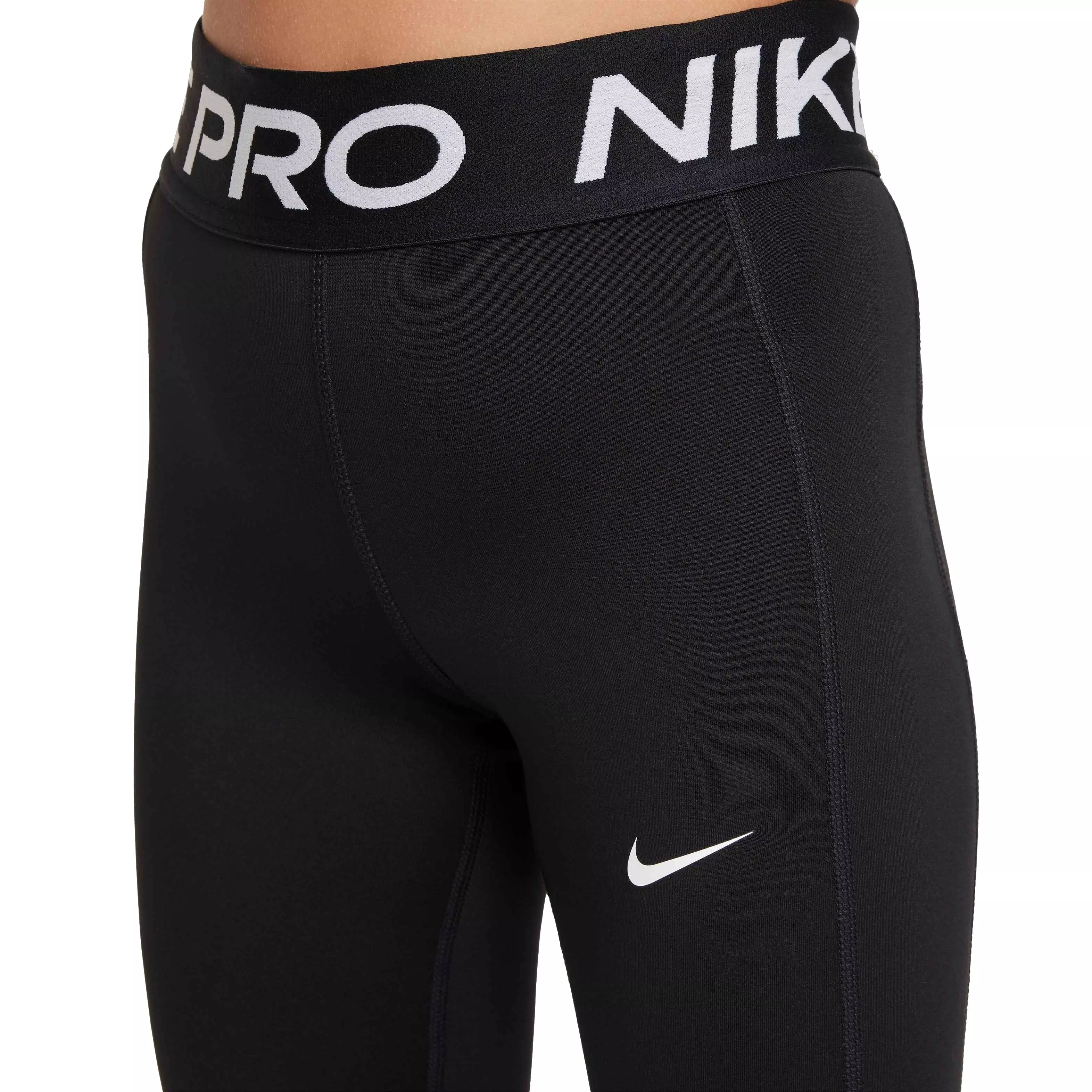 Nike Big Girls' Pro leak Protection: Period Dri-FIT Leggings -Black - BLACK