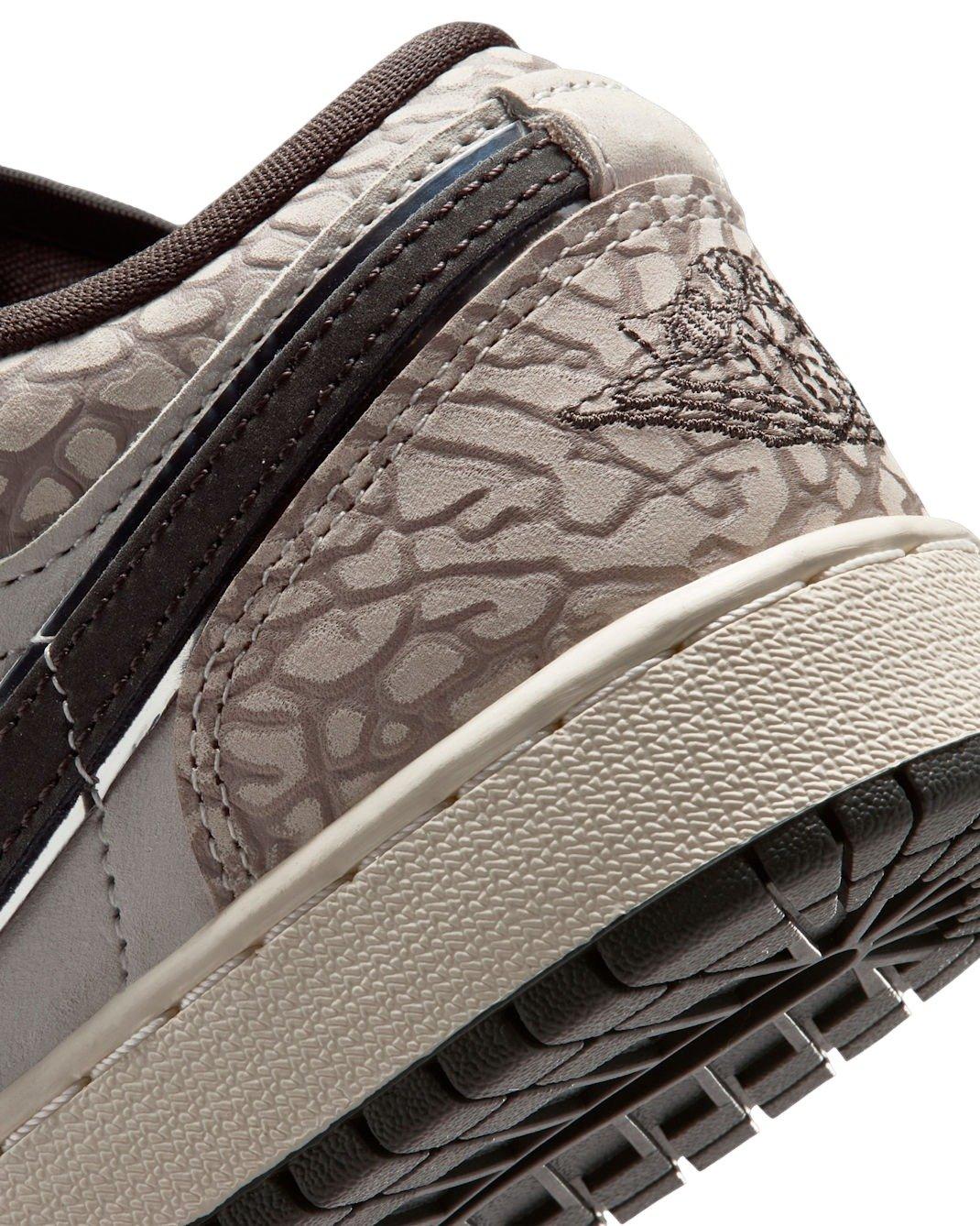 Jordan 1 Low SE "Sail/Deep Pewter/Gamma Grey/Game Royal" Grade School Boys' Shoe - SAIL/PEWTER/GREY/ROYAL Thumbnail View 8