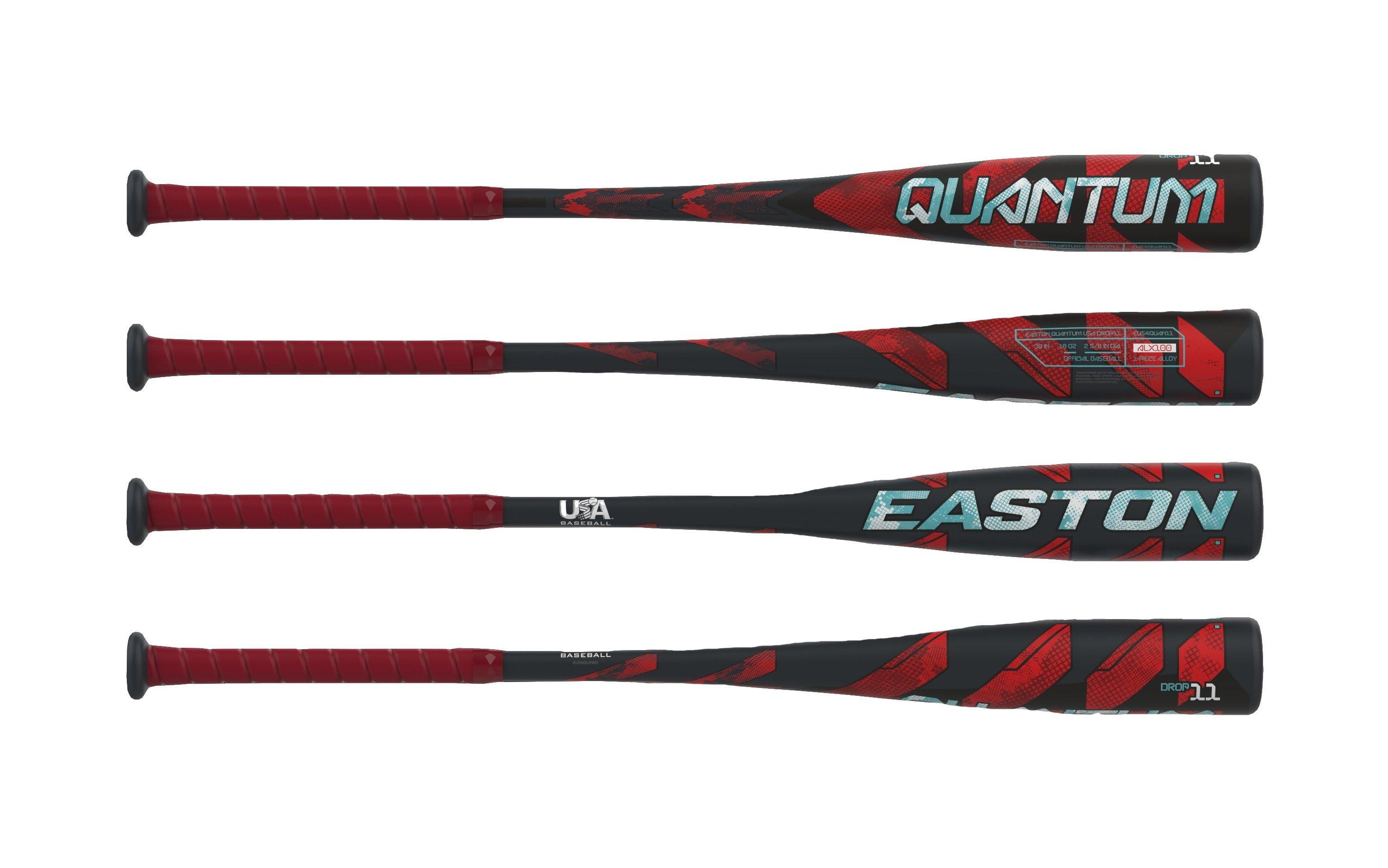 Easton Quantum 2 5/8" USA Youth Baseball Bat (-11) 2024 - RED/BLACK Thumbnail View 1