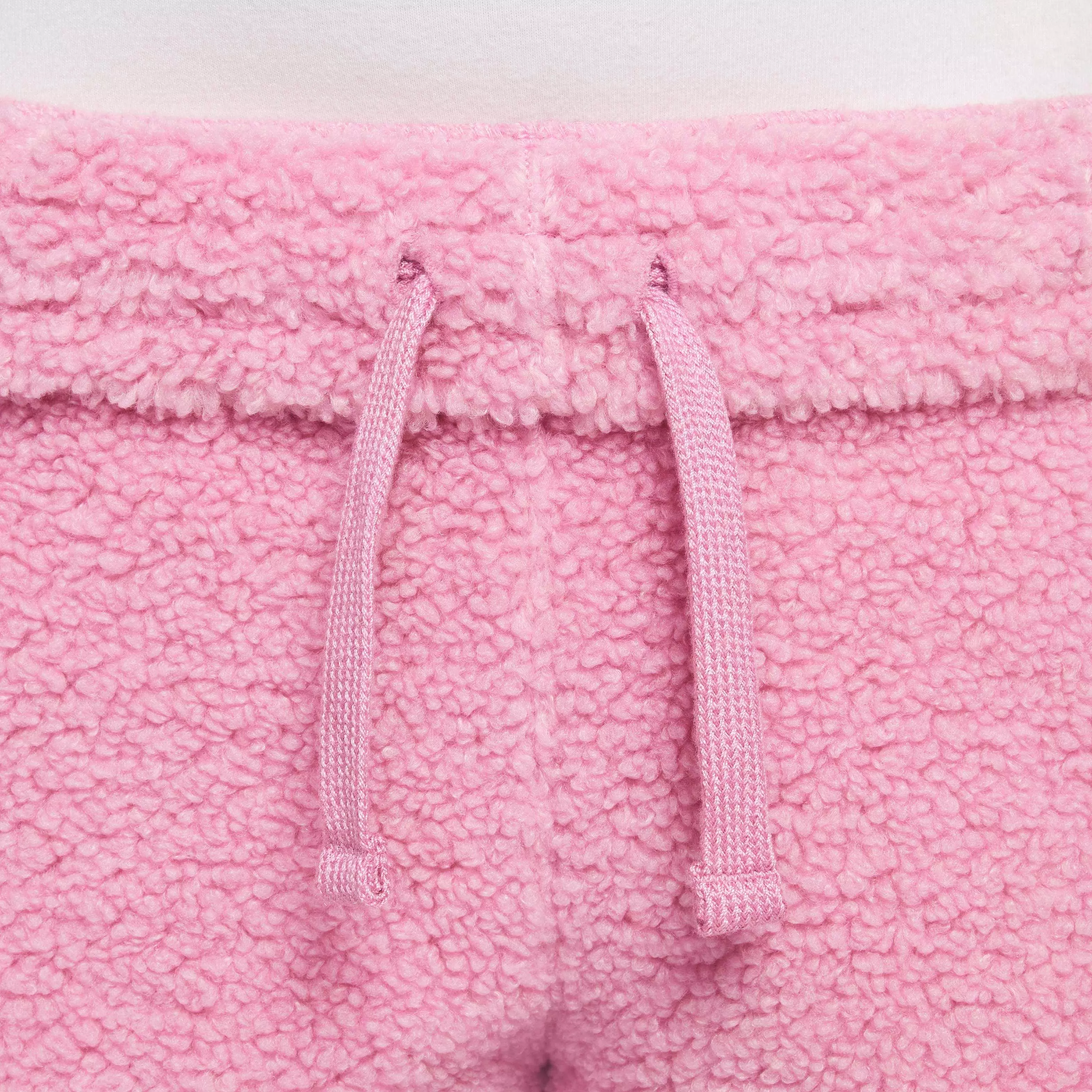 Nike Big Kids' Sportswear Club Fleece Winterized Pants - PINK/WHITE