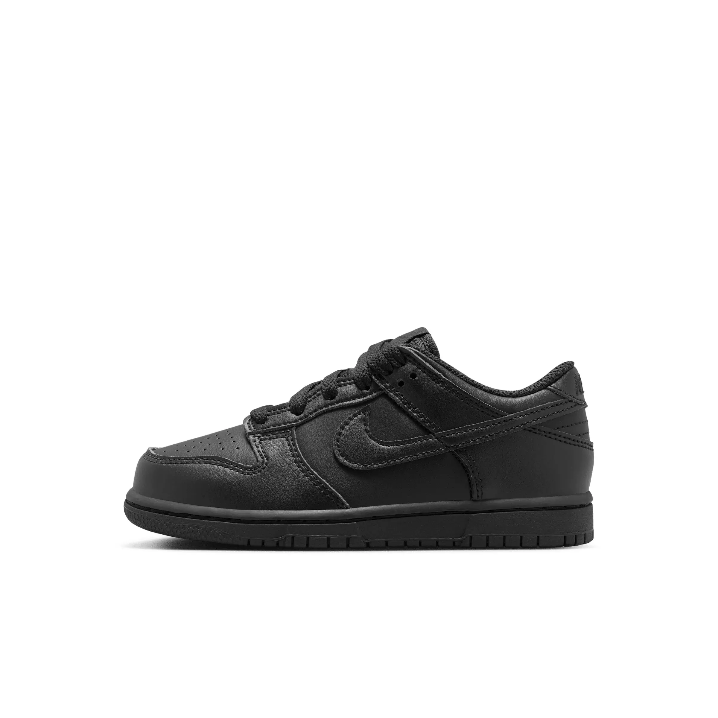 Nike Dunk Low "Black/Black/Black" Preschool Boys' Shoe - BLACK/BLACK/BLACK