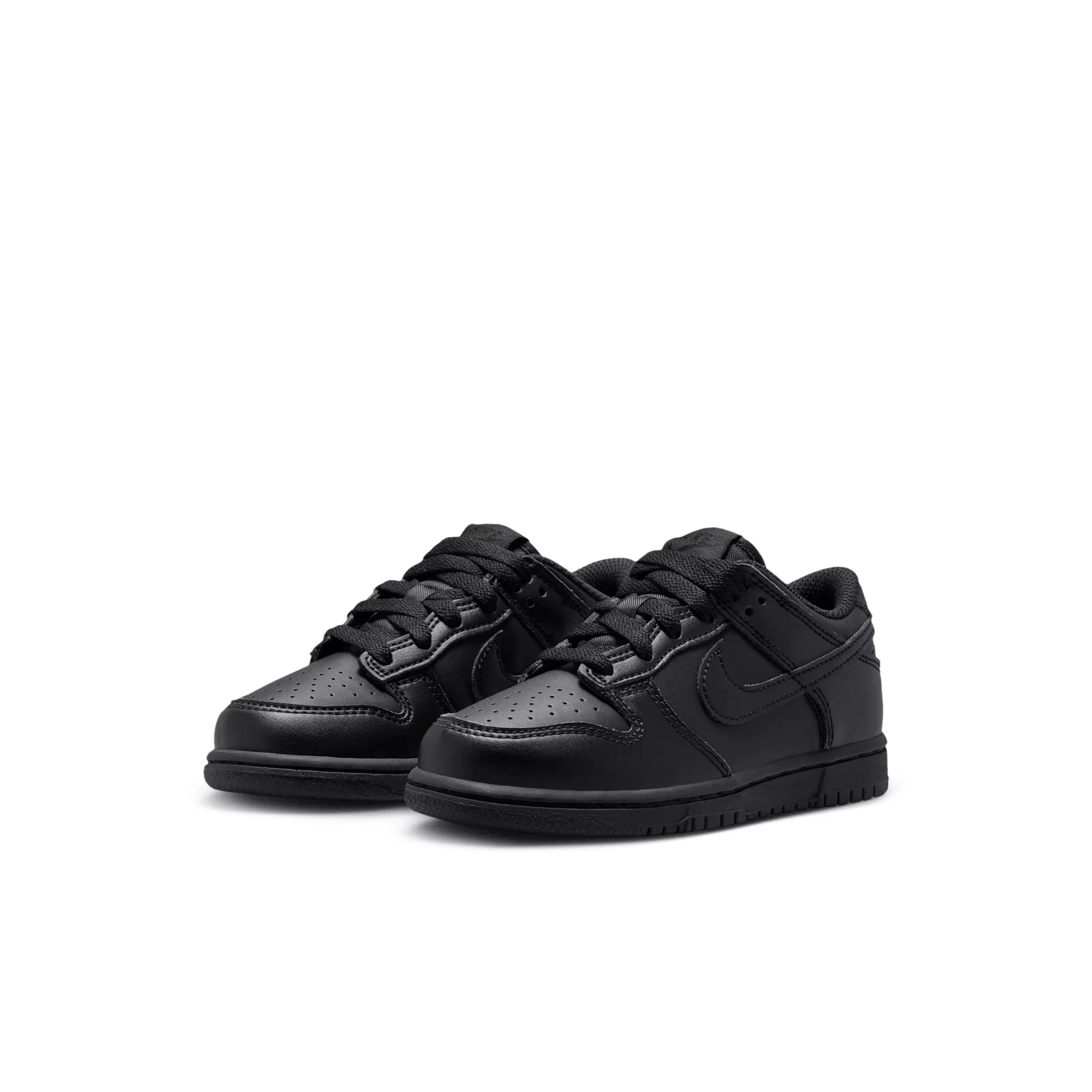 Nike Dunk Low "Black/Black/Black" Preschool Boys' Shoe - BLACK/BLACK/BLACK